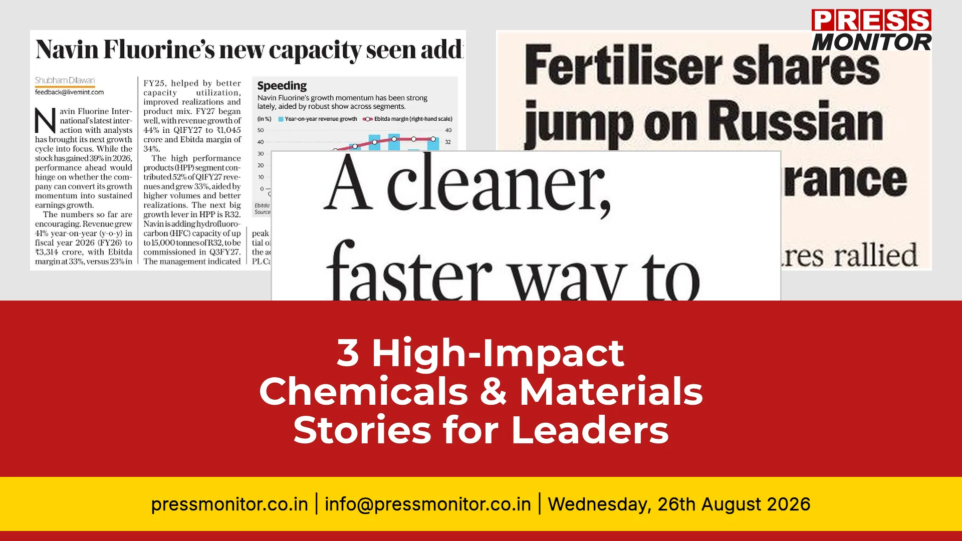 3 High-Impact Chemicals & Materials Stories for Industry Leaders