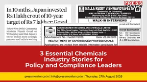 3 Essential Chemicals Industry Stories for Policy and Compliance Leaders