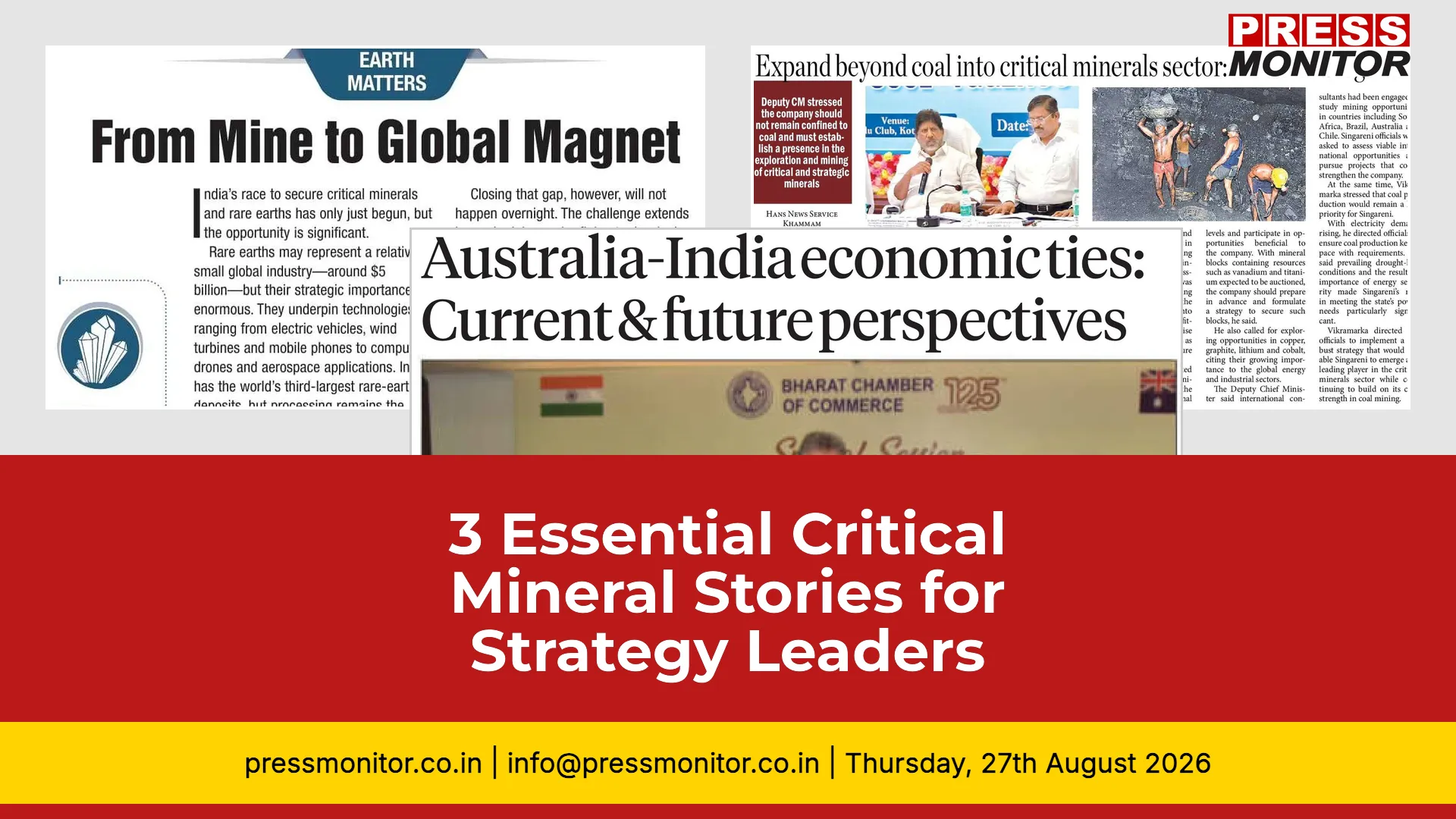 3 Essential Critical Mineral Stories for Strategy Leaders