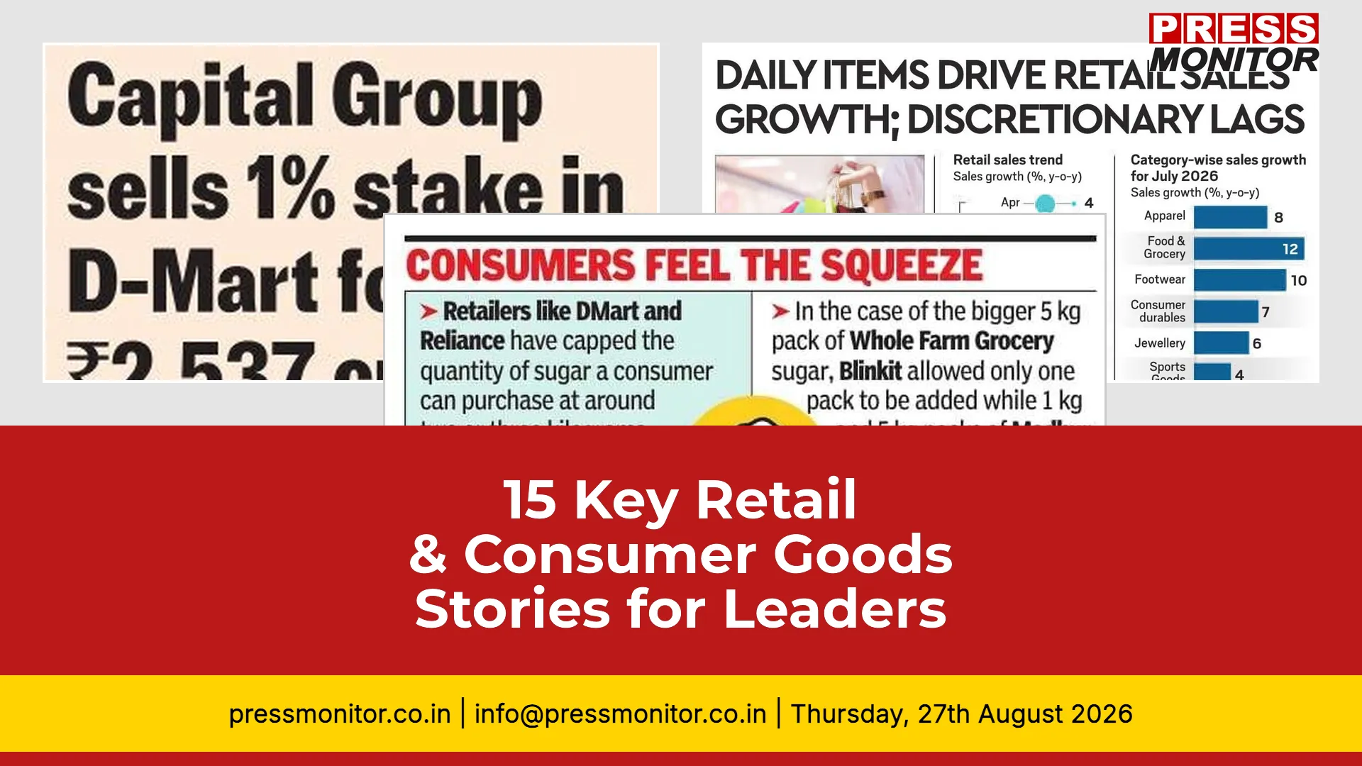 15 Key Retail & Consumer Goods Stories for Industry Leaders