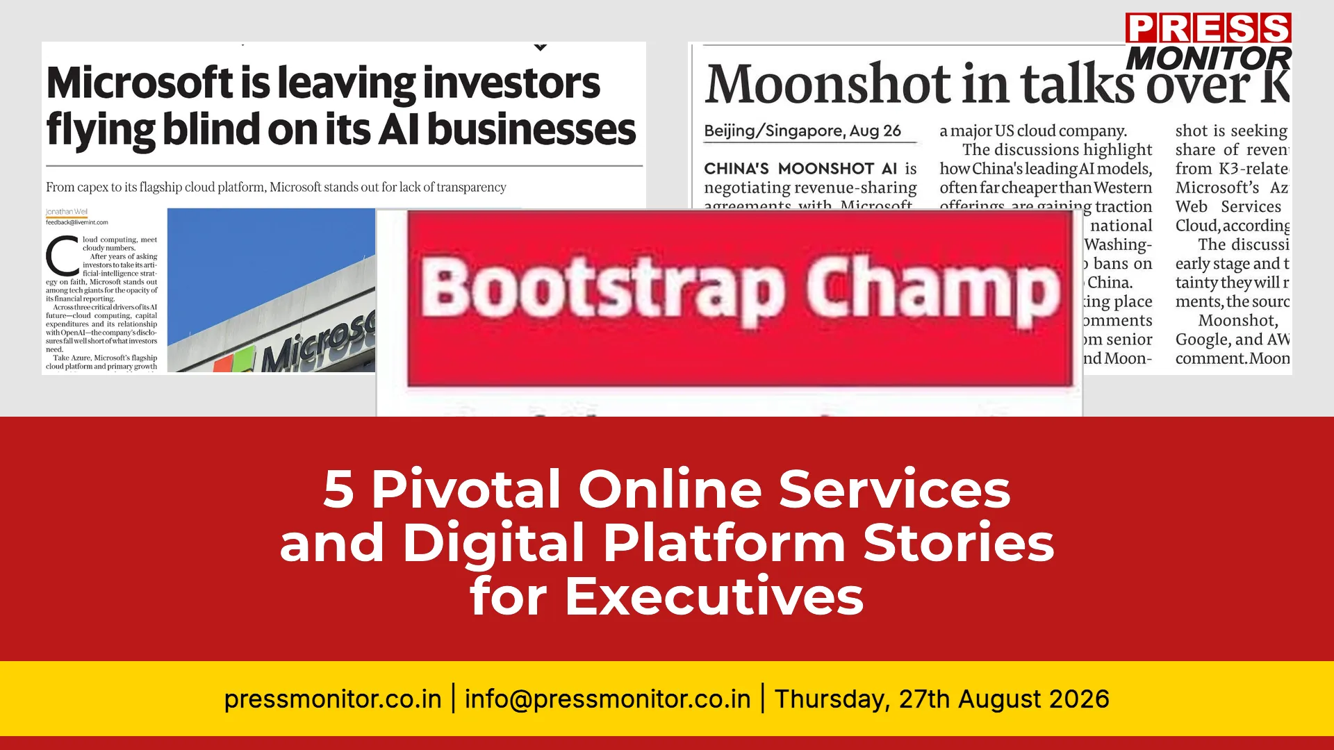 5 Pivotal Online Services and Digital Platform Stories for Executives