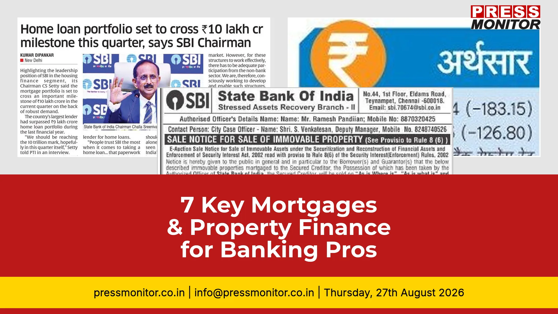 7 Key Mortgages & Property Finance Stories for Banking & Real Estate Professionals