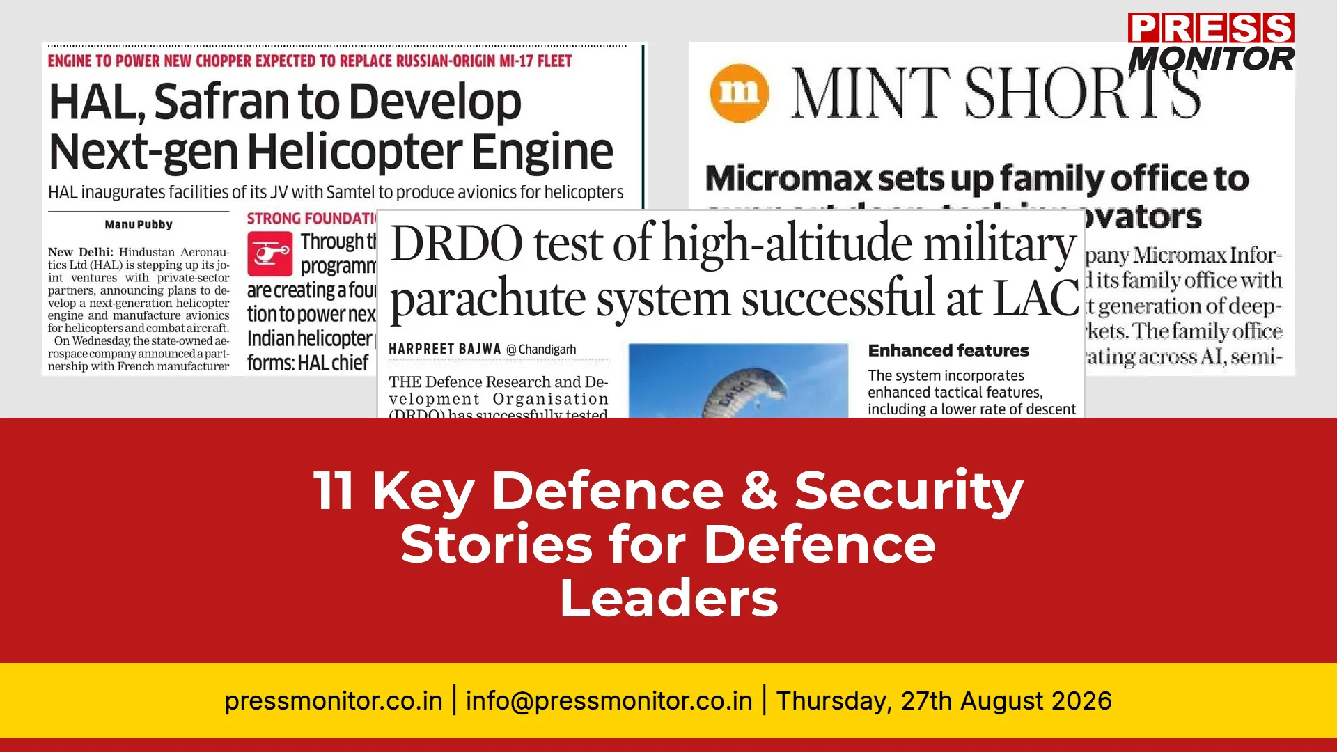 11 Key Defence & Security Stories for Defence Leaders