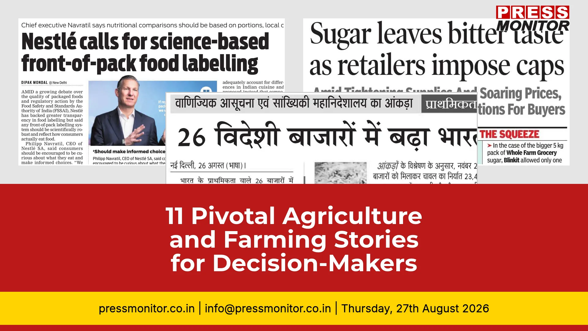 11 Pivotal Agriculture and Farming Stories for Decision-Makers