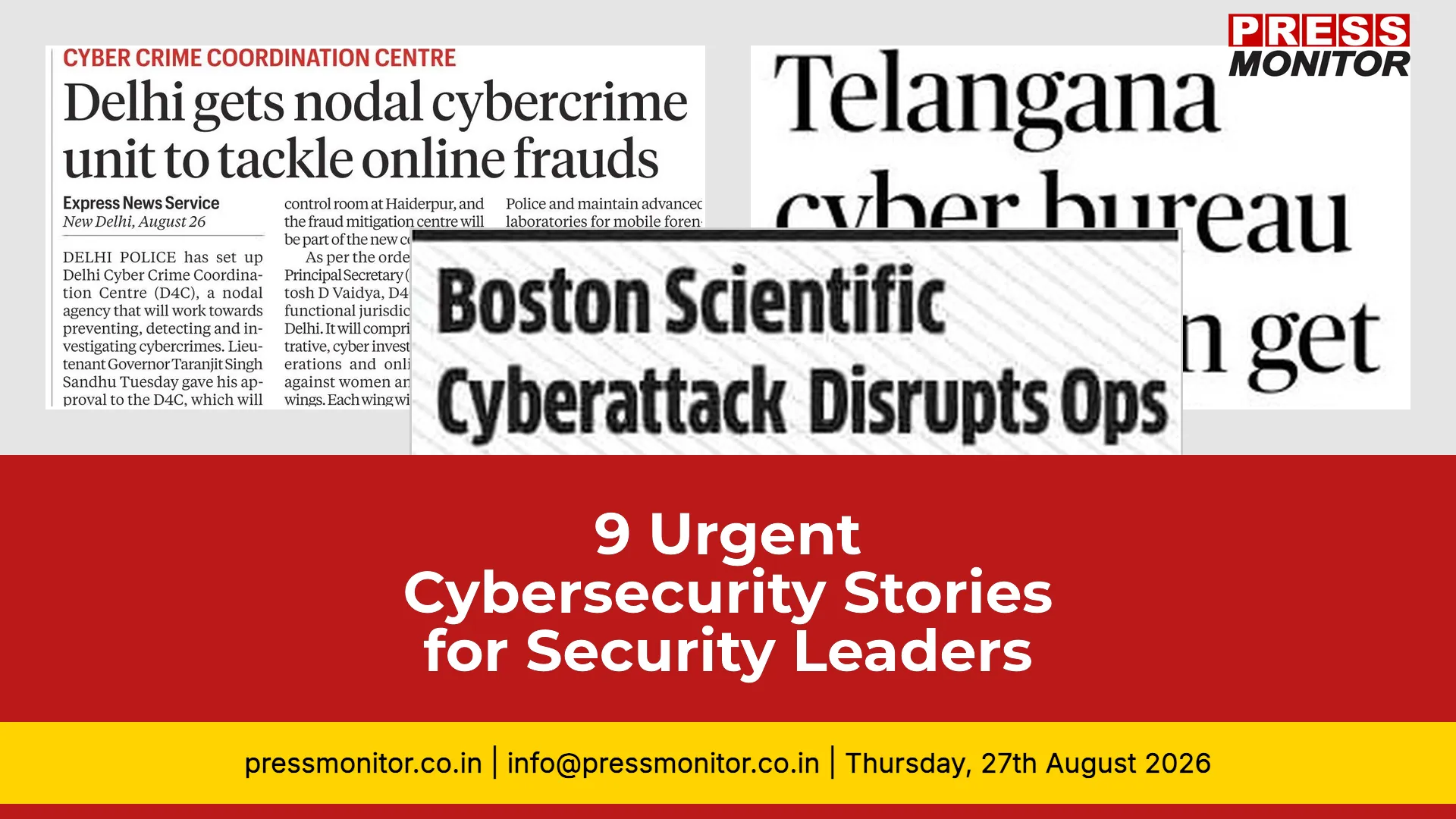 9 Urgent Cybersecurity Stories for Security Leaders
