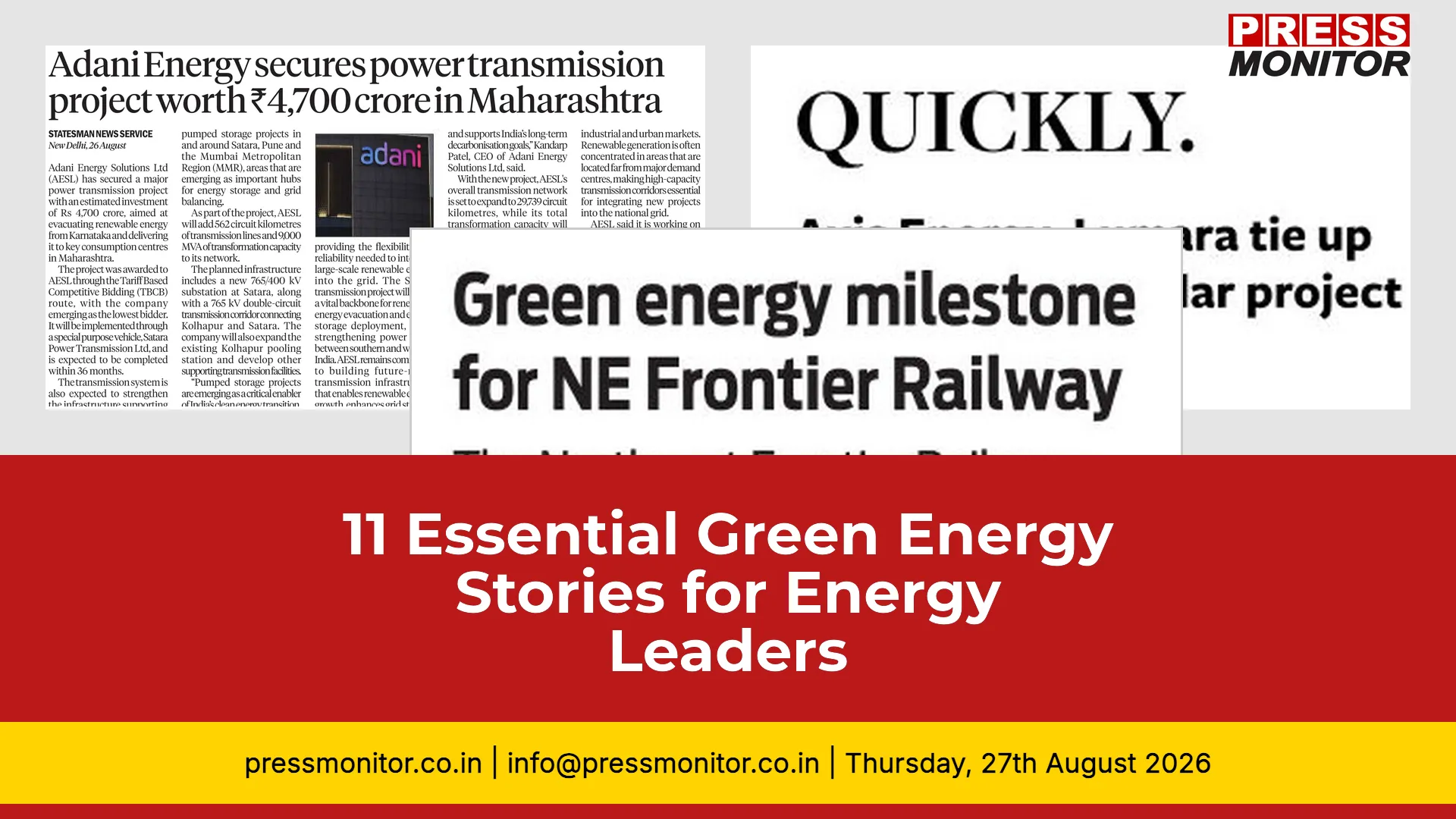 11 Essential Green Energy Stories for Energy Leaders
