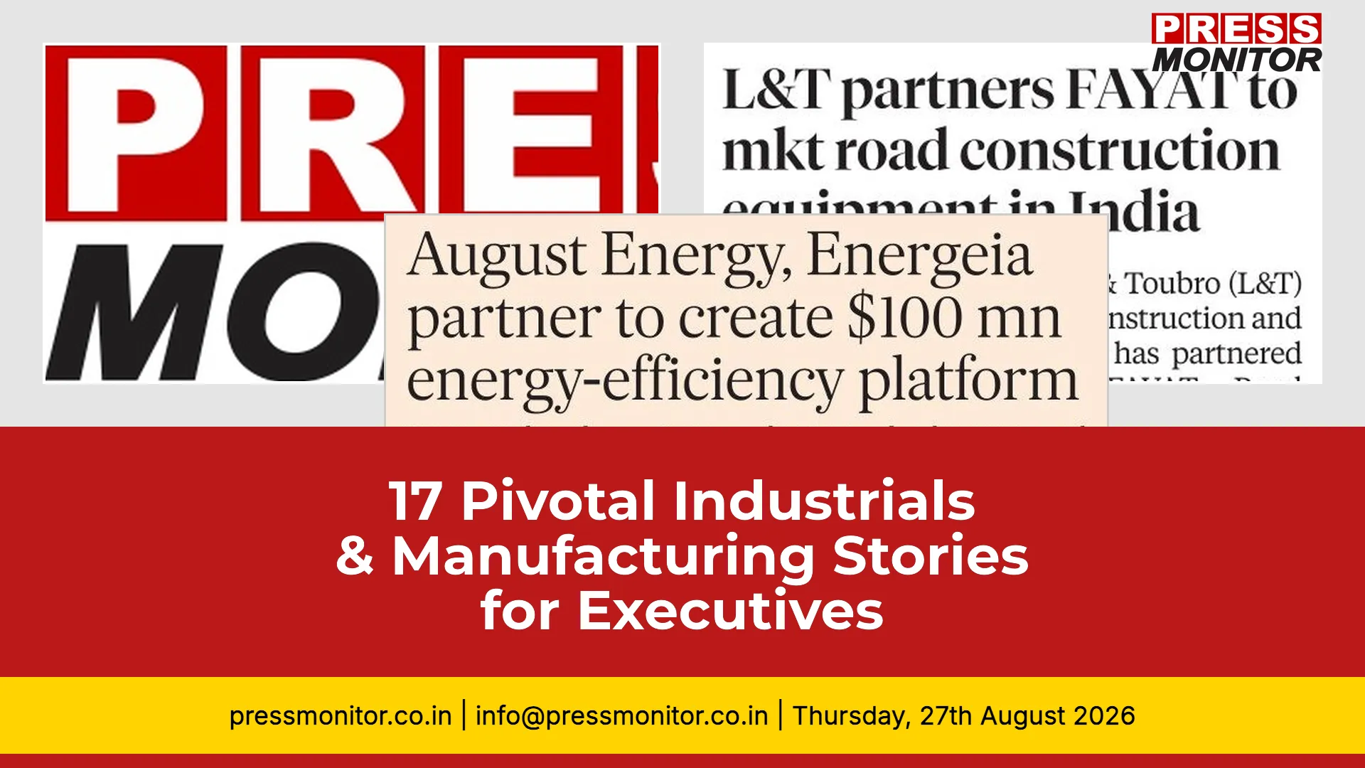 17 Pivotal Industrials & Manufacturing Stories for Executives