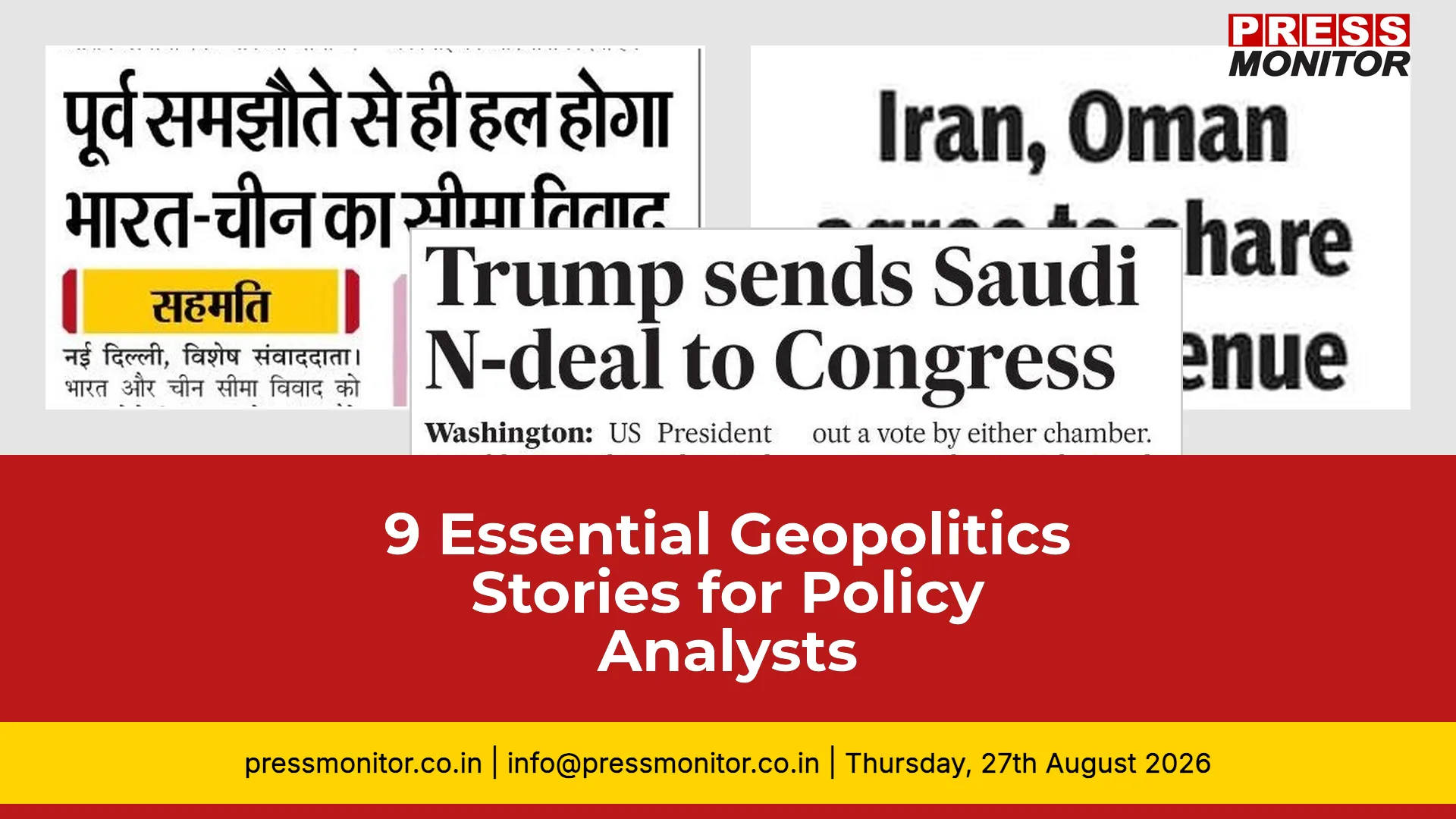 9 Essential Geopolitics Stories for Policy Analysts