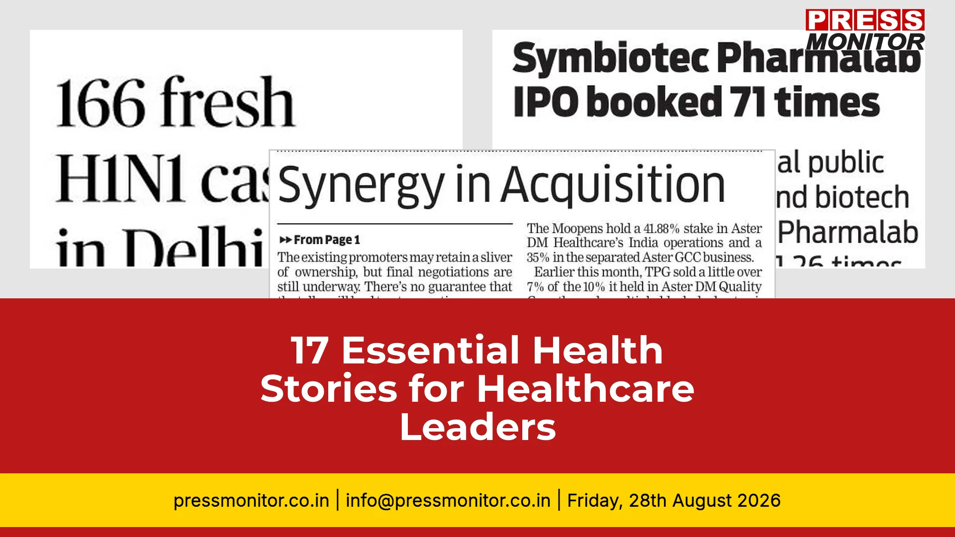 17 Essential Health Stories for Healthcare Leaders