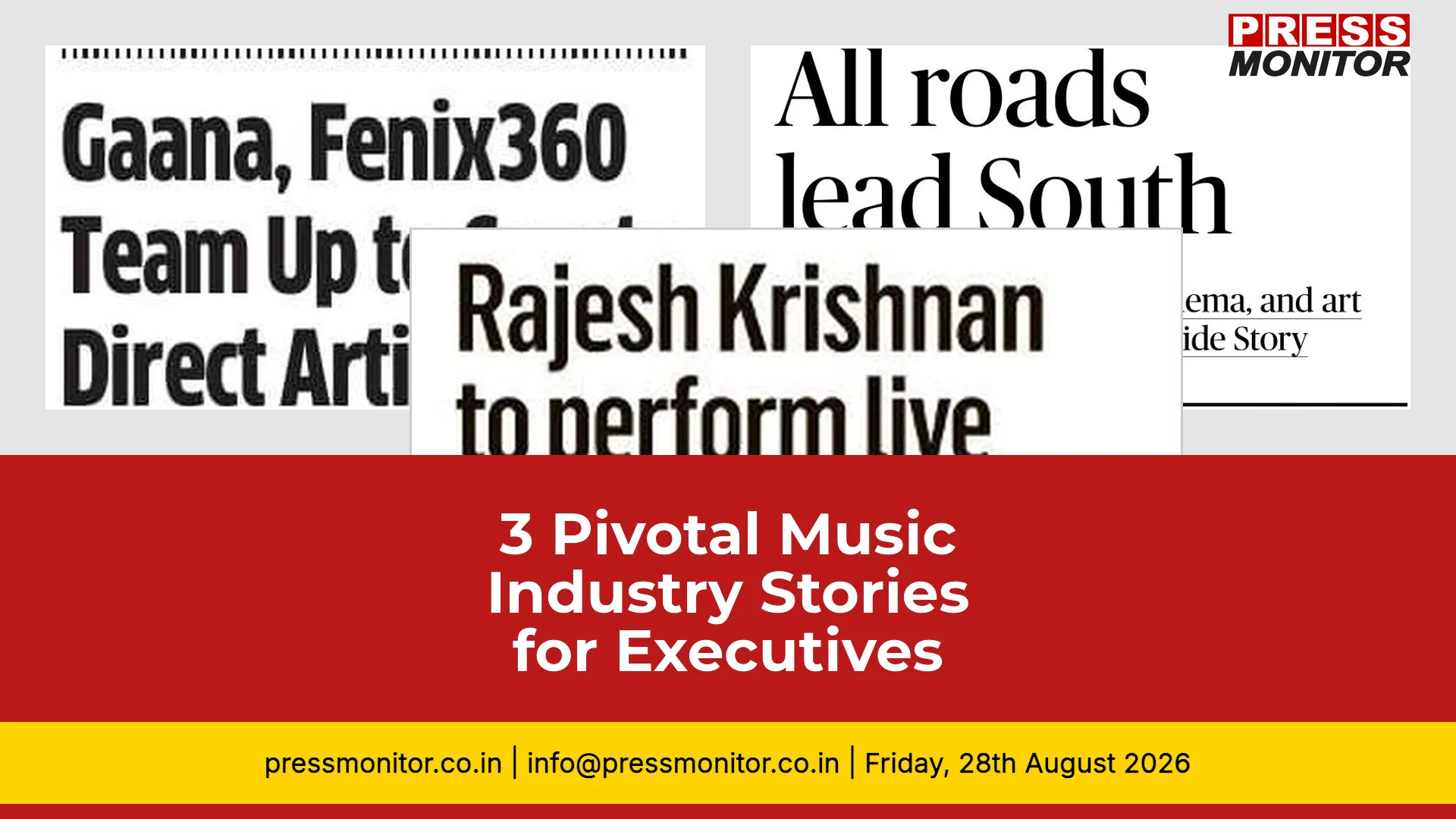 3 Pivotal Music Industry Stories for Executives