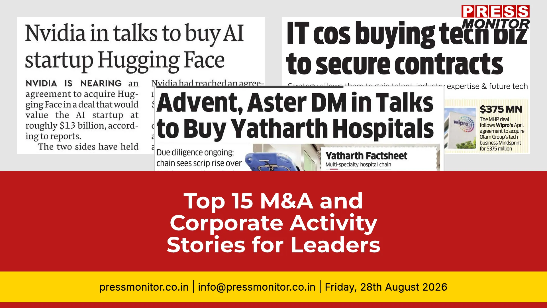 Top 15 M&A and Corporate Activity Stories for Leaders