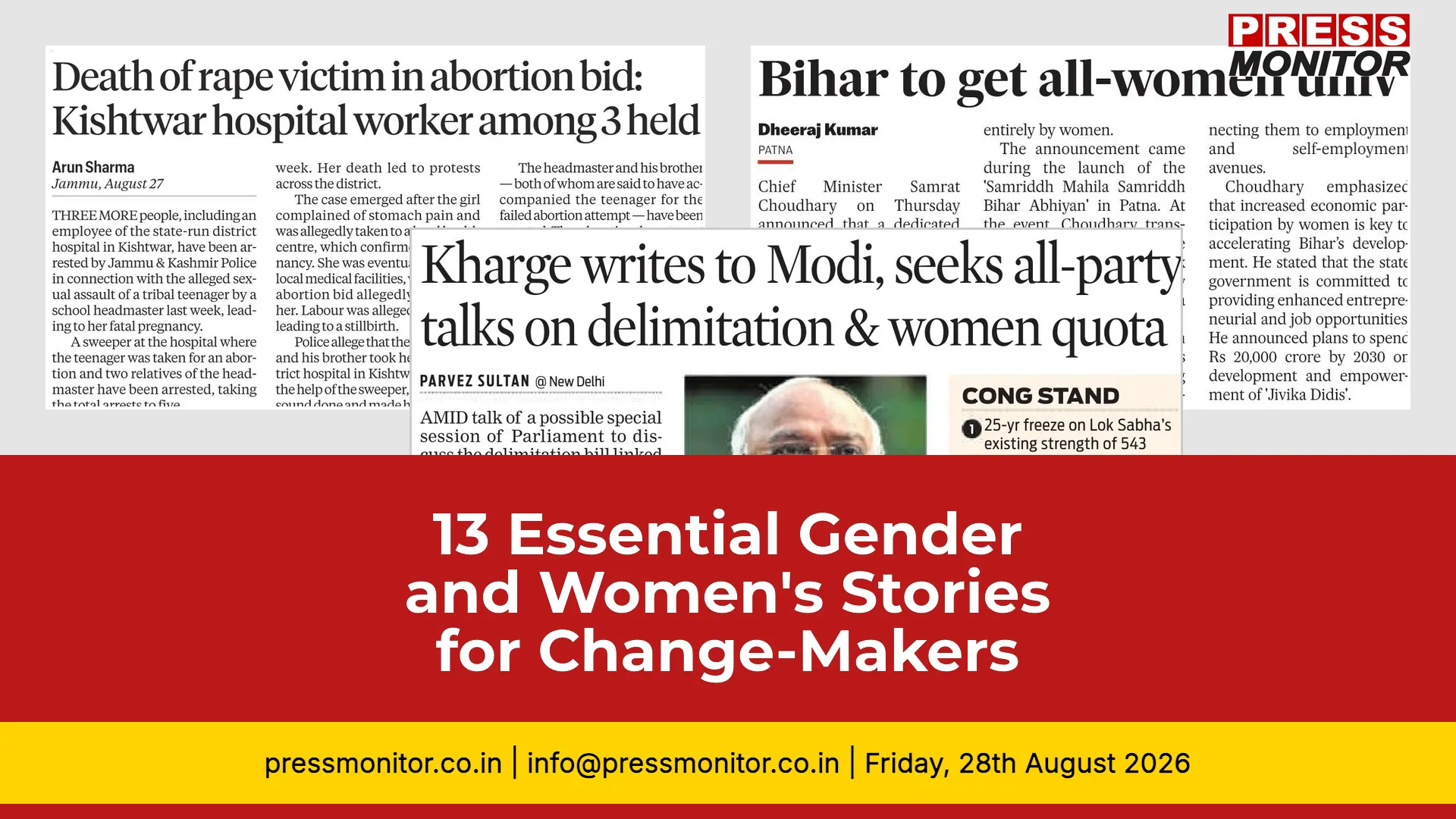 13 Essential Gender and Women's Stories for Change-Makers