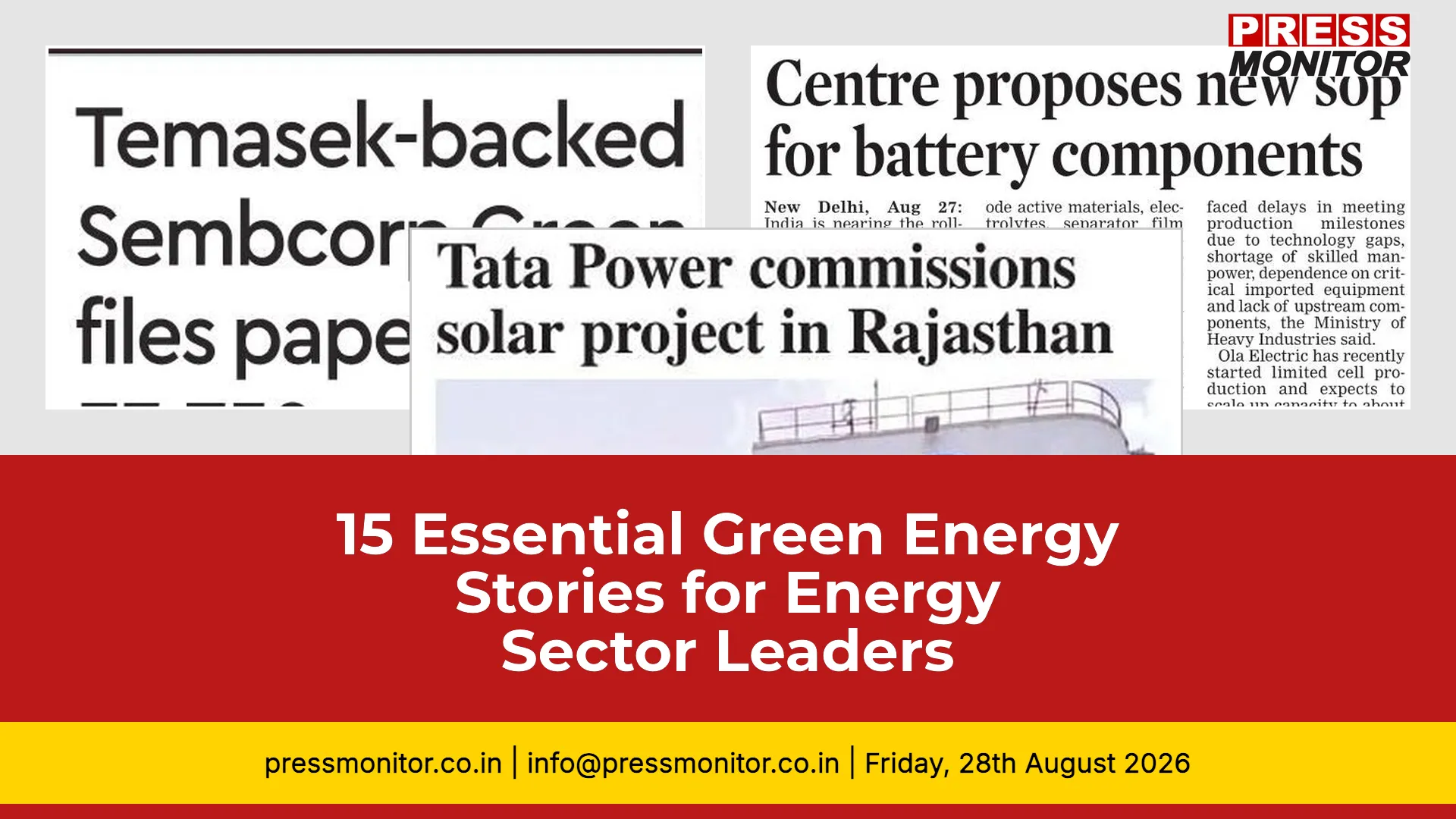 15 Essential Green Energy Stories for Energy Sector Leaders