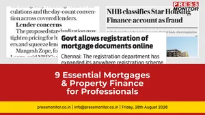 9 Essential Mortgages & Property Finance Stories for Banking & Real Estate Professionals