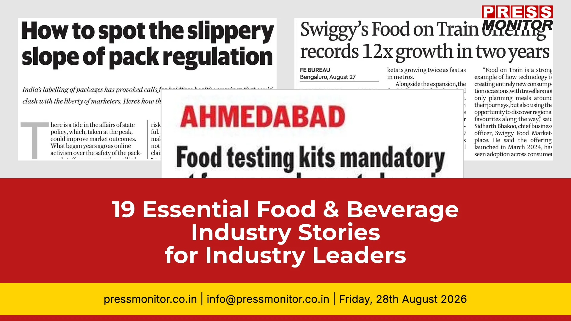 19 Essential Food & Beverage Industry Stories for Industry Leaders