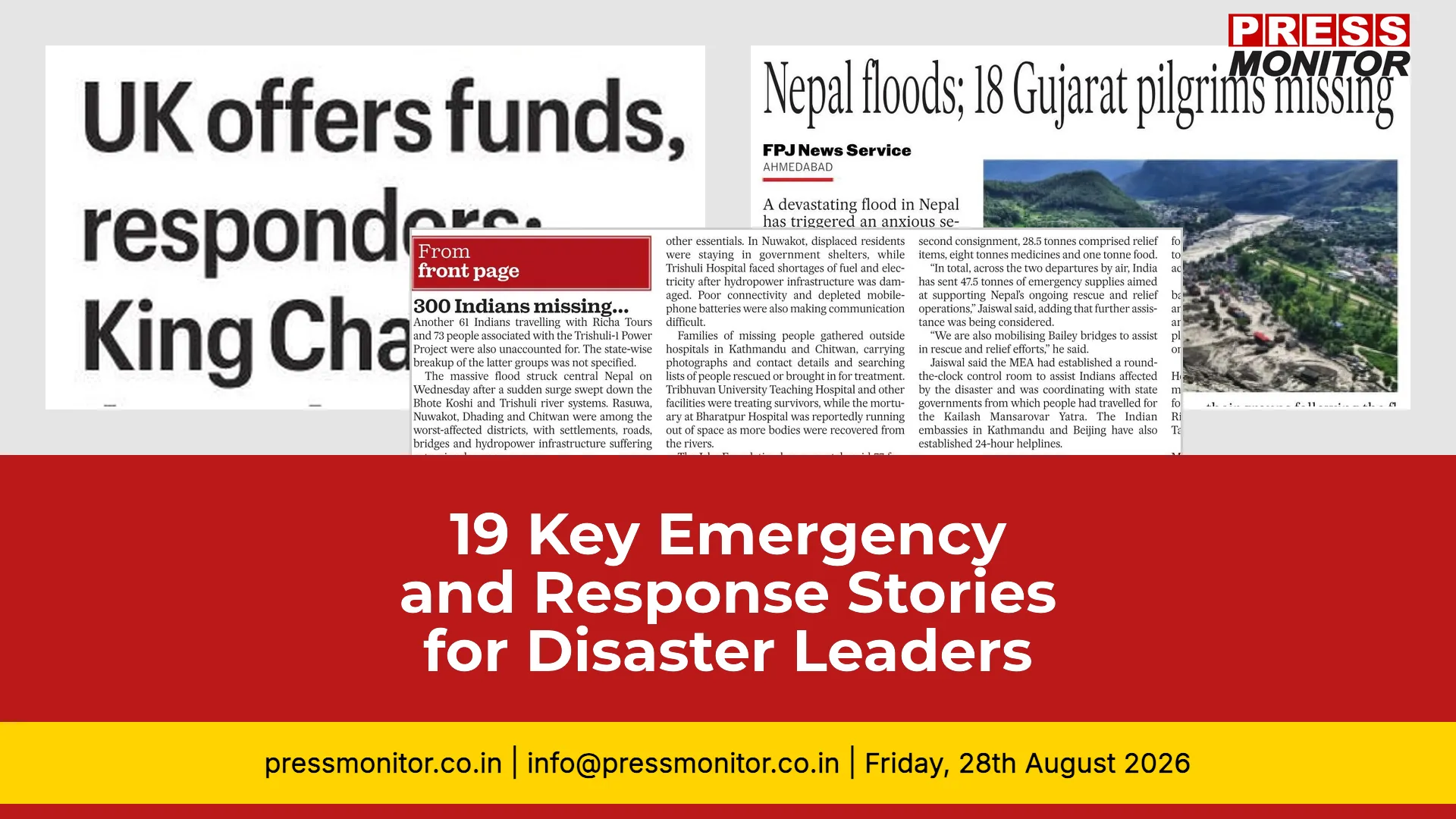 19 Key Emergency & Response Stories for Disaster Management Leaders