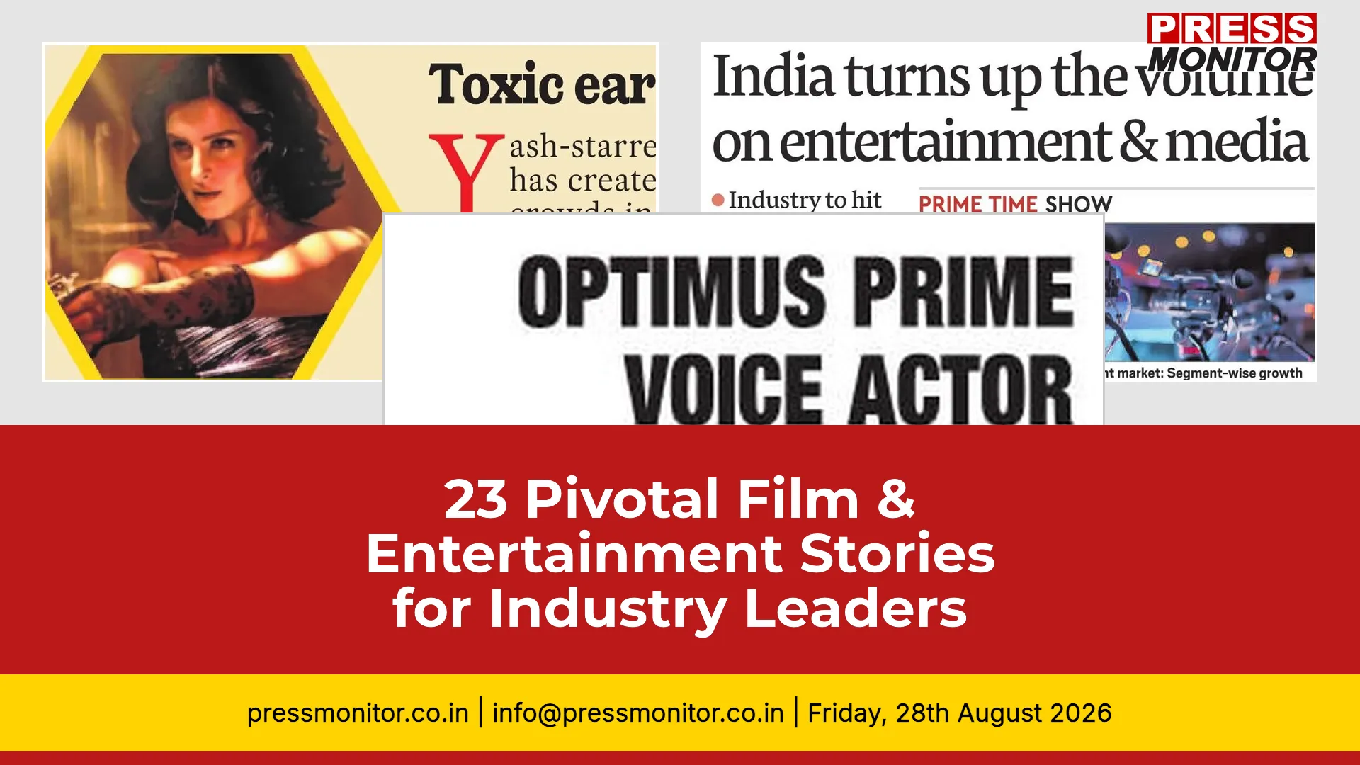 23 Pivotal Film & Entertainment Stories for Industry Leaders