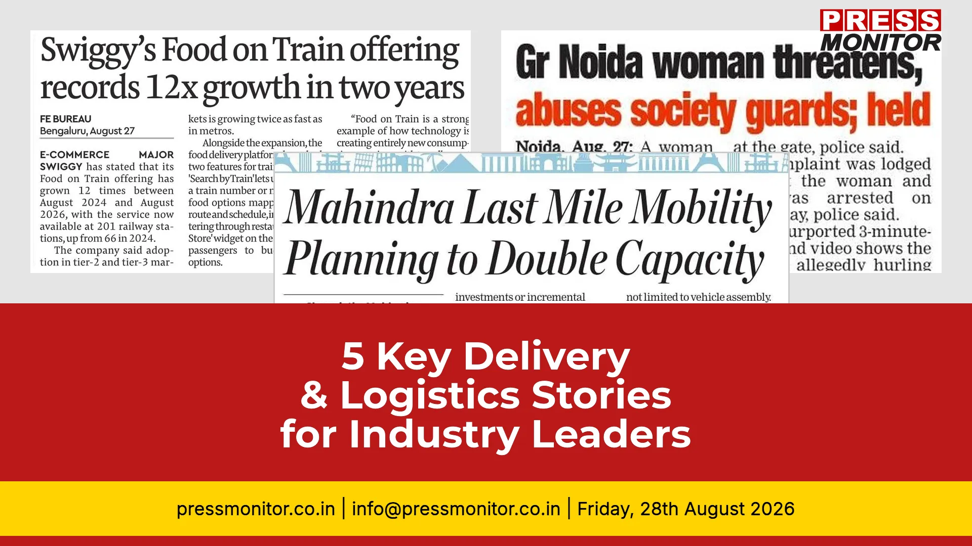 5 Key Delivery & Logistics Stories for Industry Leaders