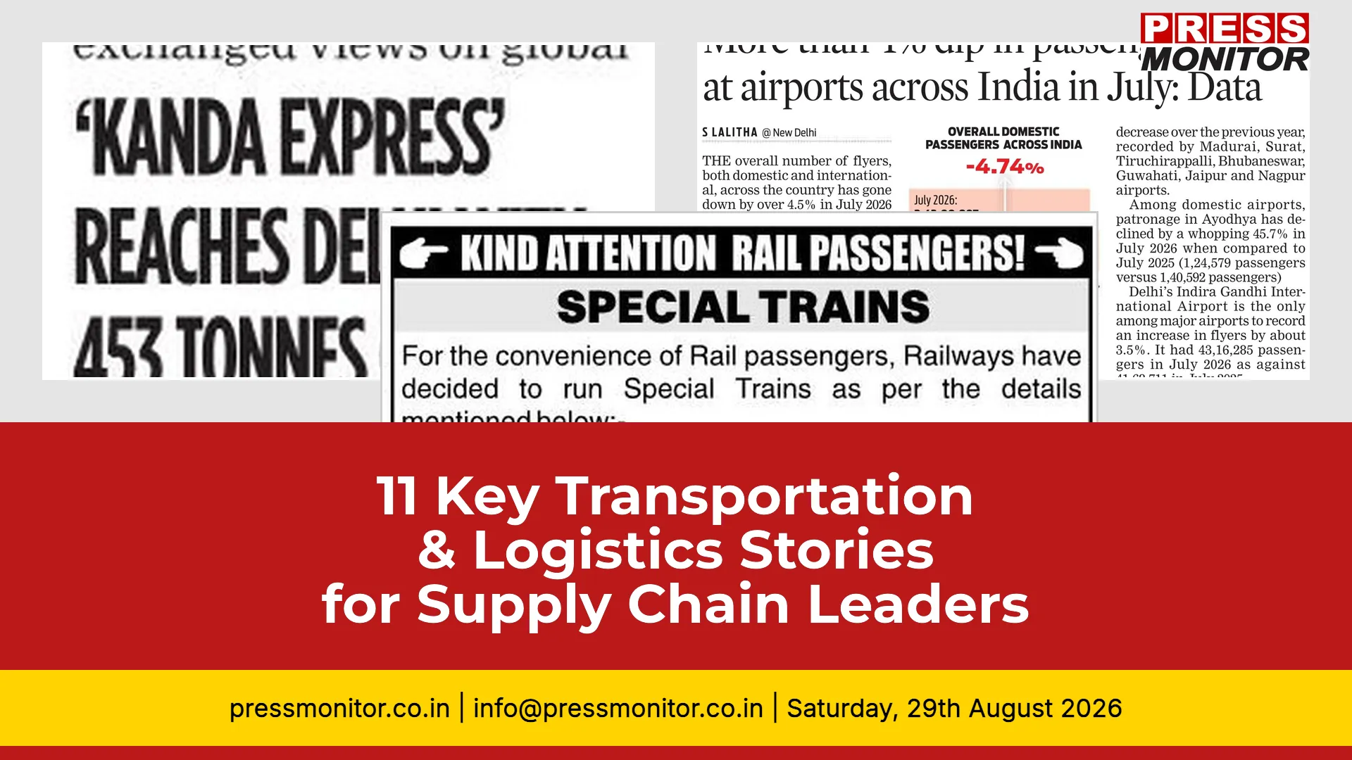 11 Key Transportation & Logistics Stories for Supply Chain Leaders