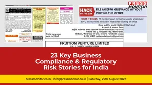 23 Key Business Compliance & Regulatory Risk Stories for Corporate India