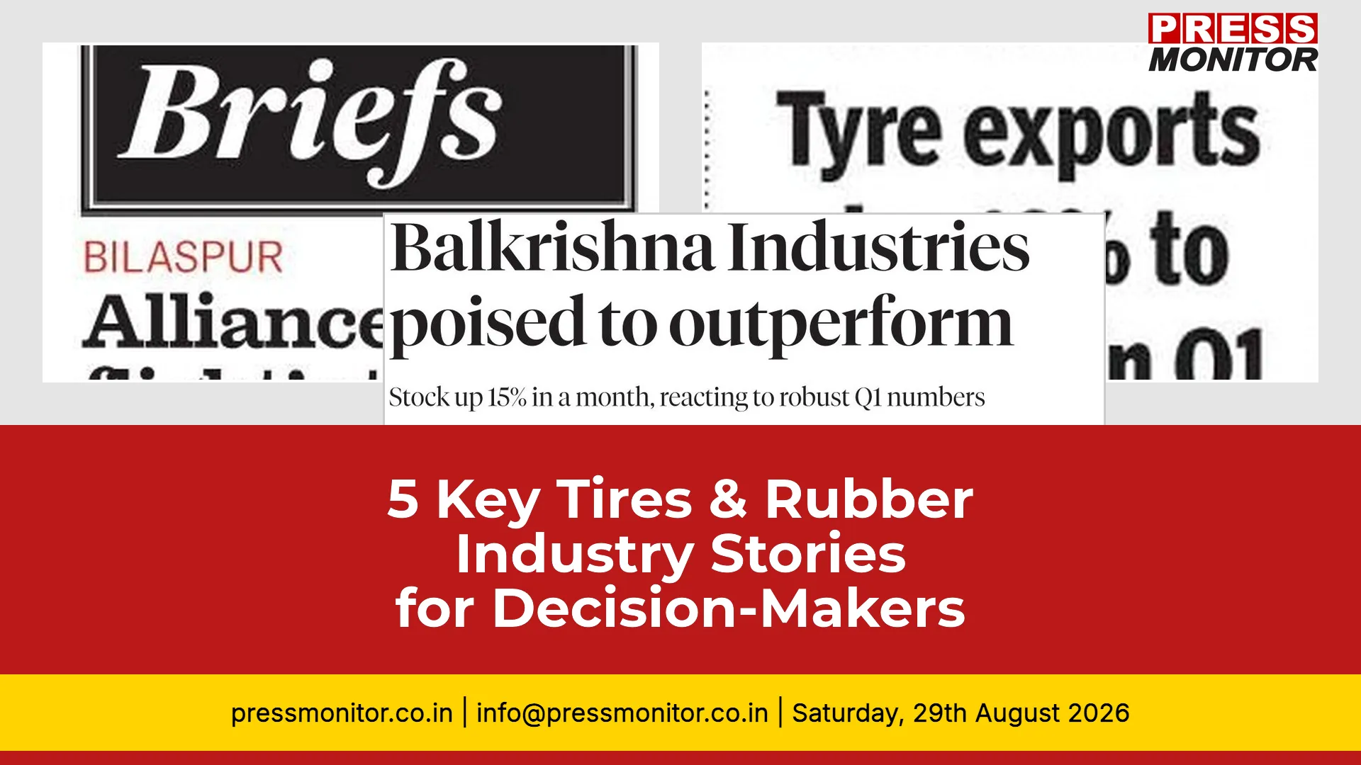 5 Key Tires & Rubber Industry Stories for Decision-Makers