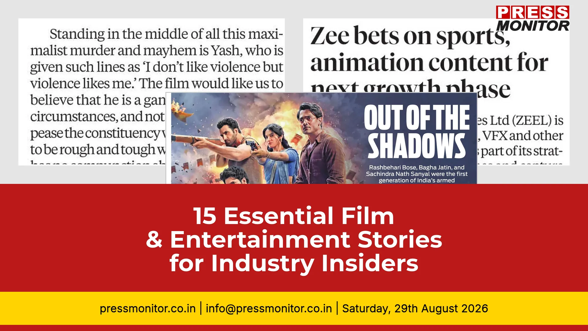 15 Essential Film & Entertainment Stories for Industry Insiders