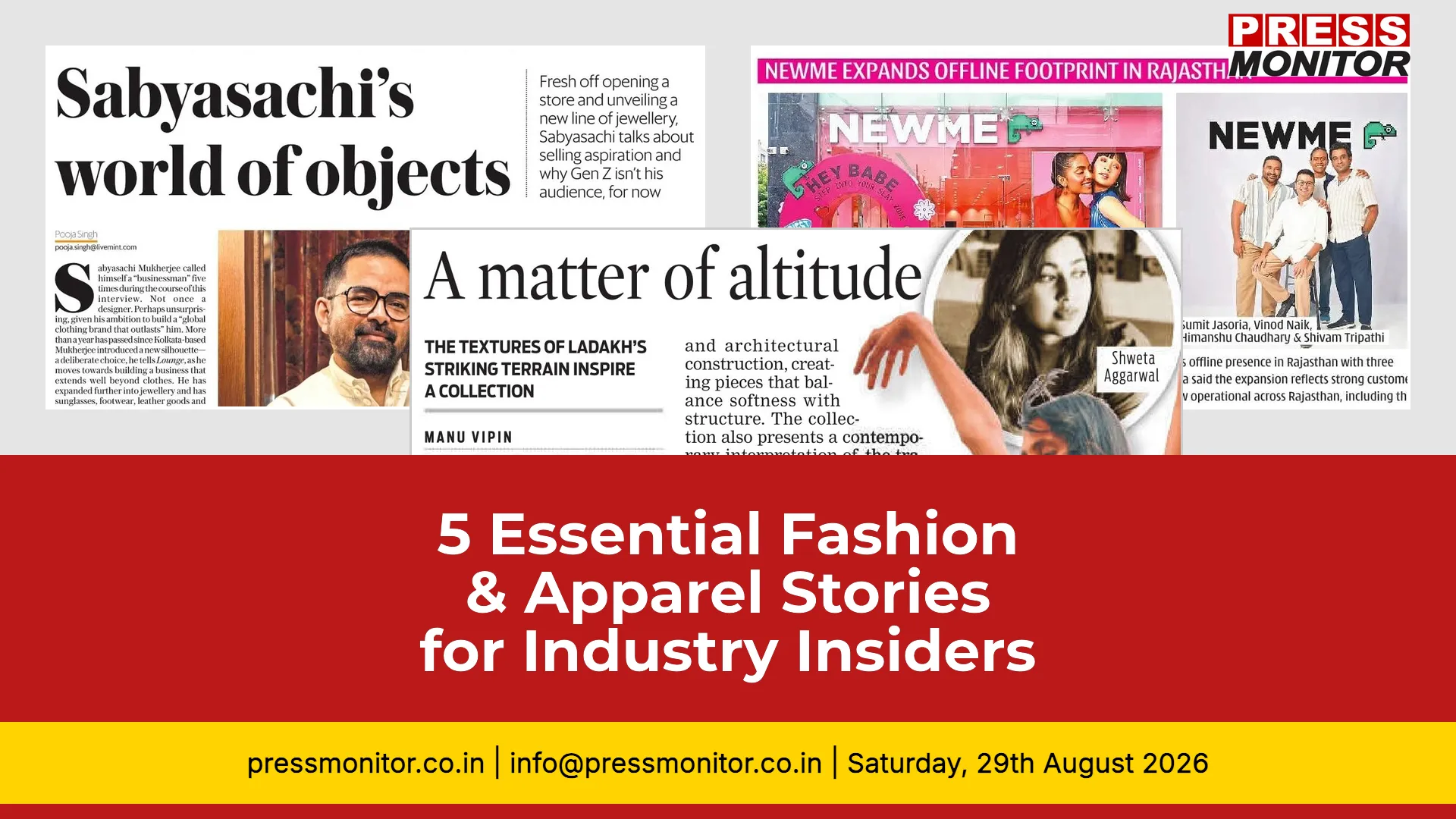 5 Essential Fashion & Apparel Stories for Industry Insiders