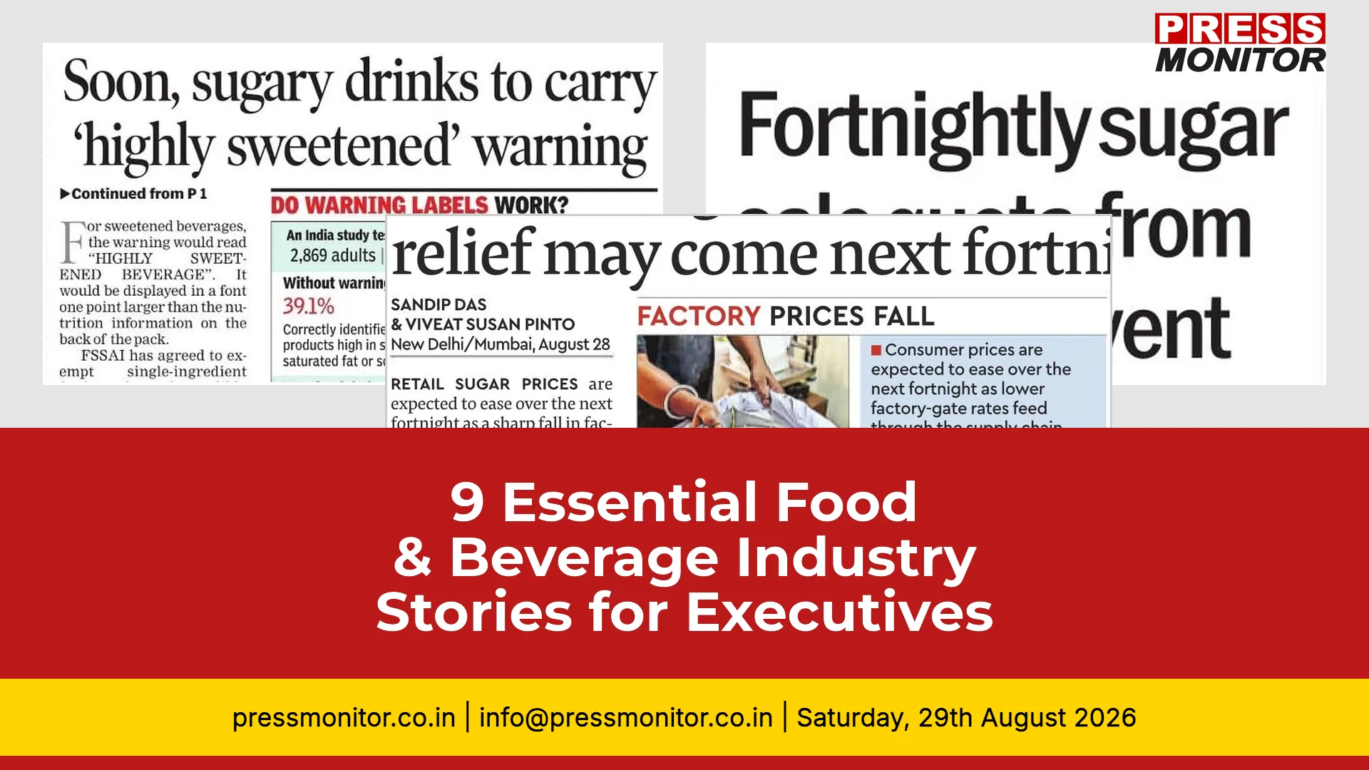9 Essential Food & Beverage Industry Stories for Executives