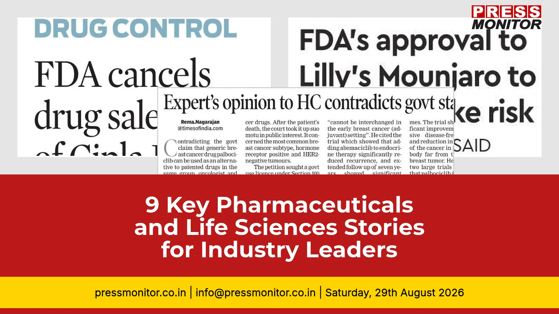 9 Key Pharmaceuticals and Life Sciences Stories for Industry Leaders