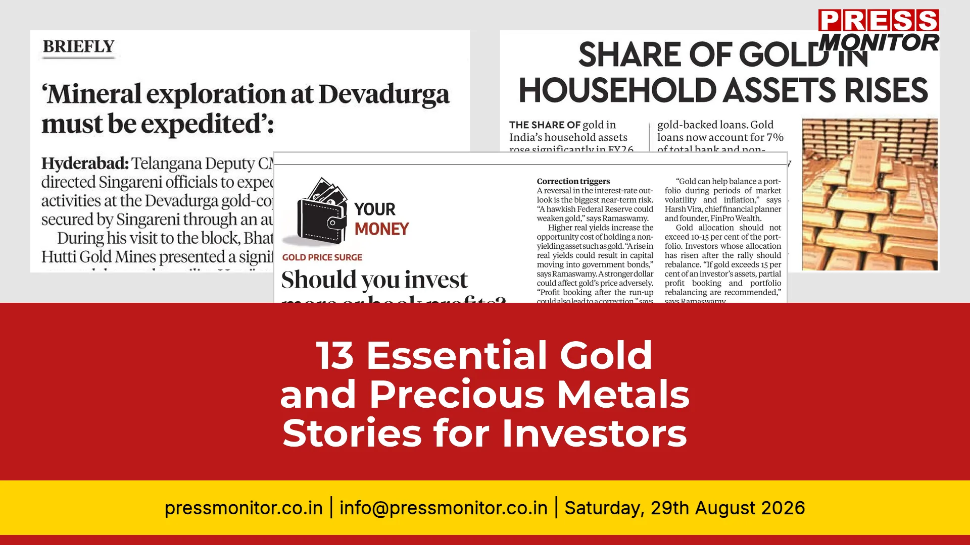 13 Essential Gold and Precious Metals Stories for Investors
