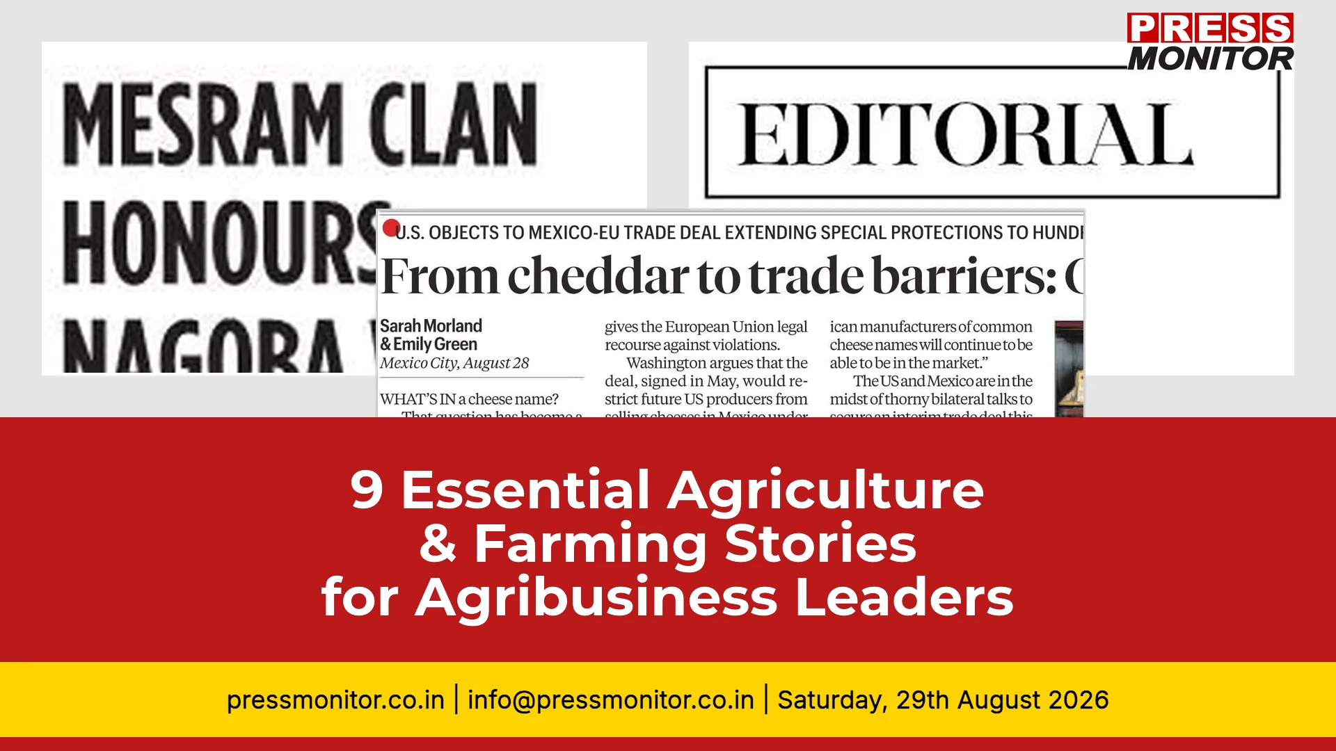 9 Essential Agriculture & Farming Stories for Agribusiness Leaders