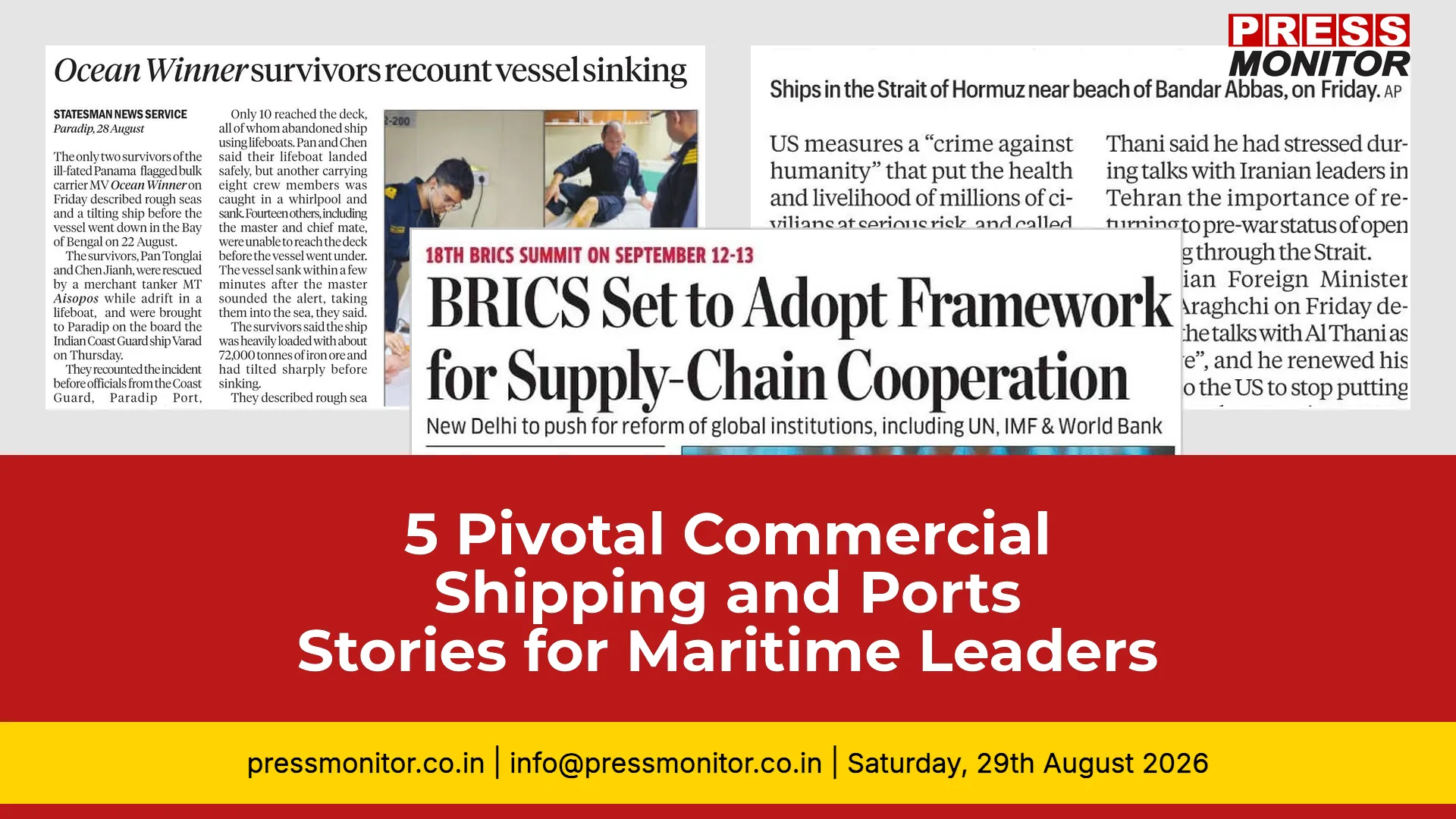5 Pivotal Commercial Shipping and Ports Stories for Maritime Leaders