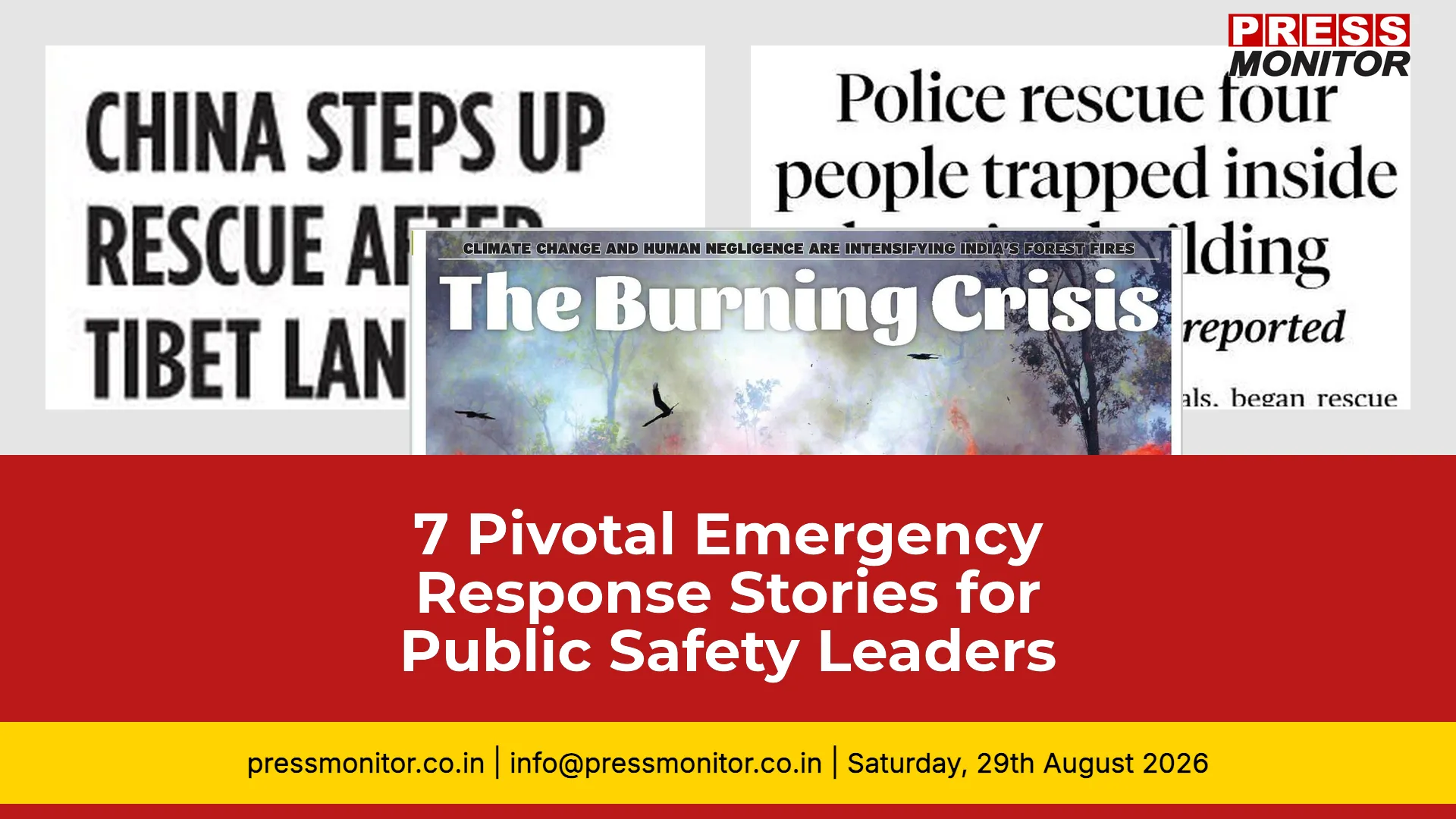7 Pivotal Emergency Response Stories for Public Safety Leaders