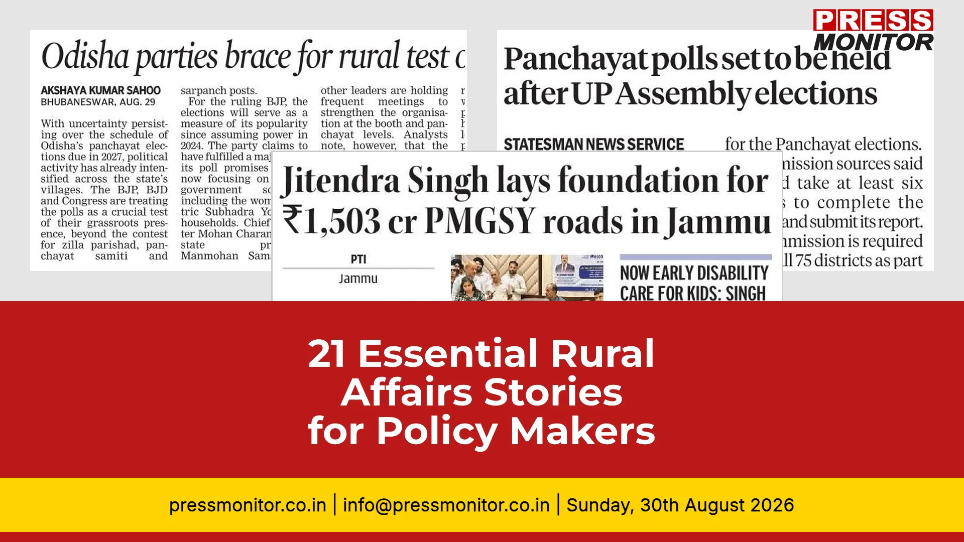 21 Essential Rural Affairs Stories for Policy Makers