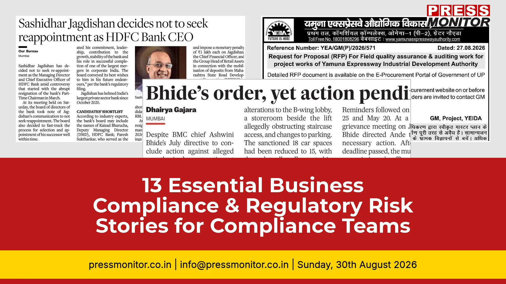 13 Essential Business Compliance & Regulatory Risk Stories for Compliance Teams