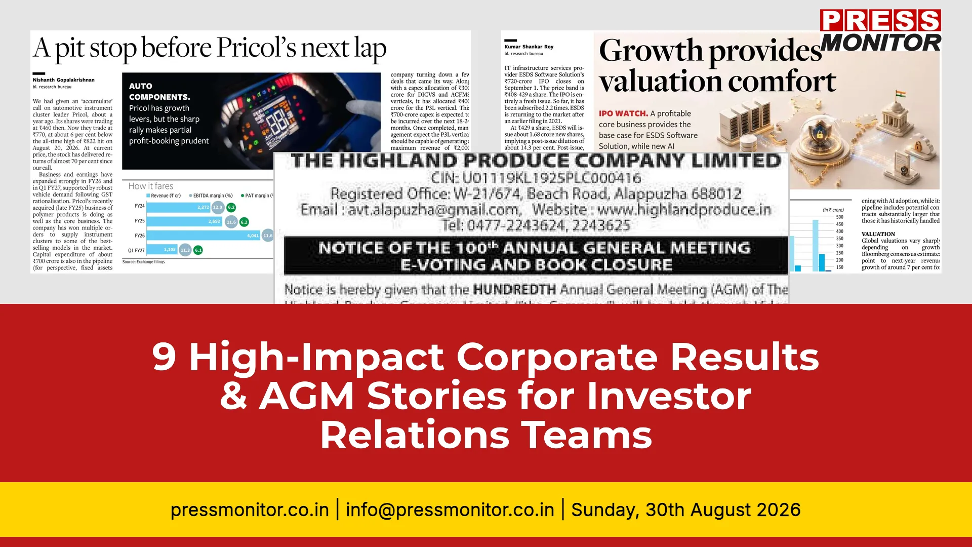 9 High-Impact Corporate Results & AGM Stories for Investor Relations Teams