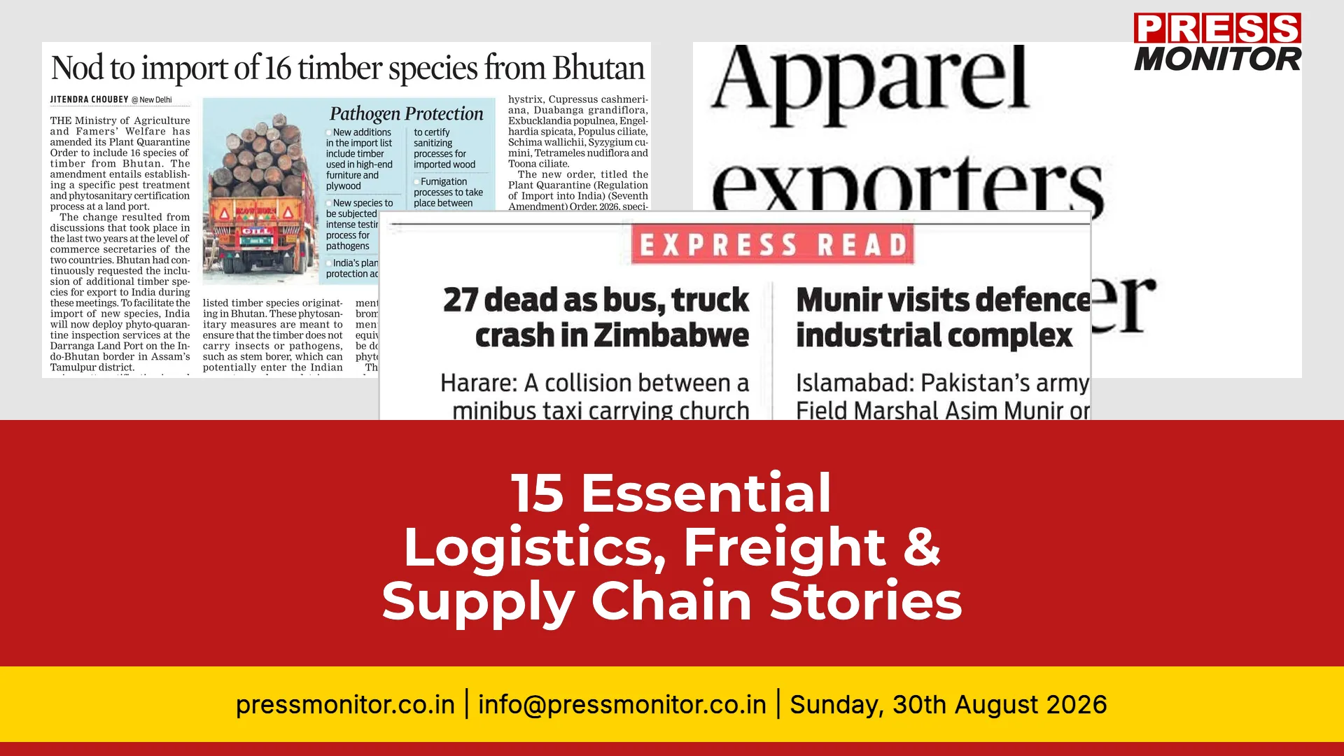 15 Essential Logistics, Freight & Supply Chain Stories for Industry Leaders