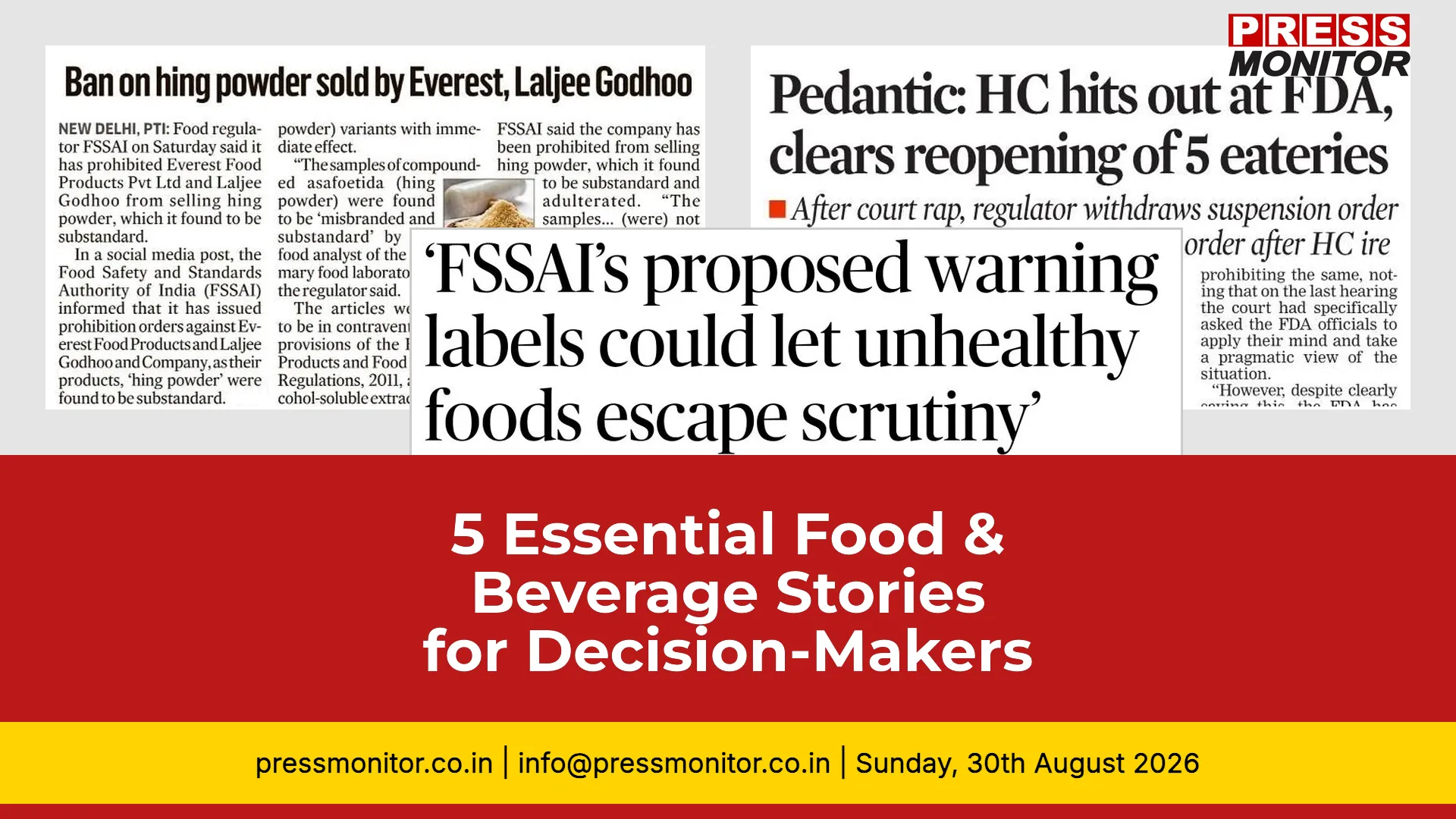 5 Essential Food & Beverage Industry Stories for Decision-Makers