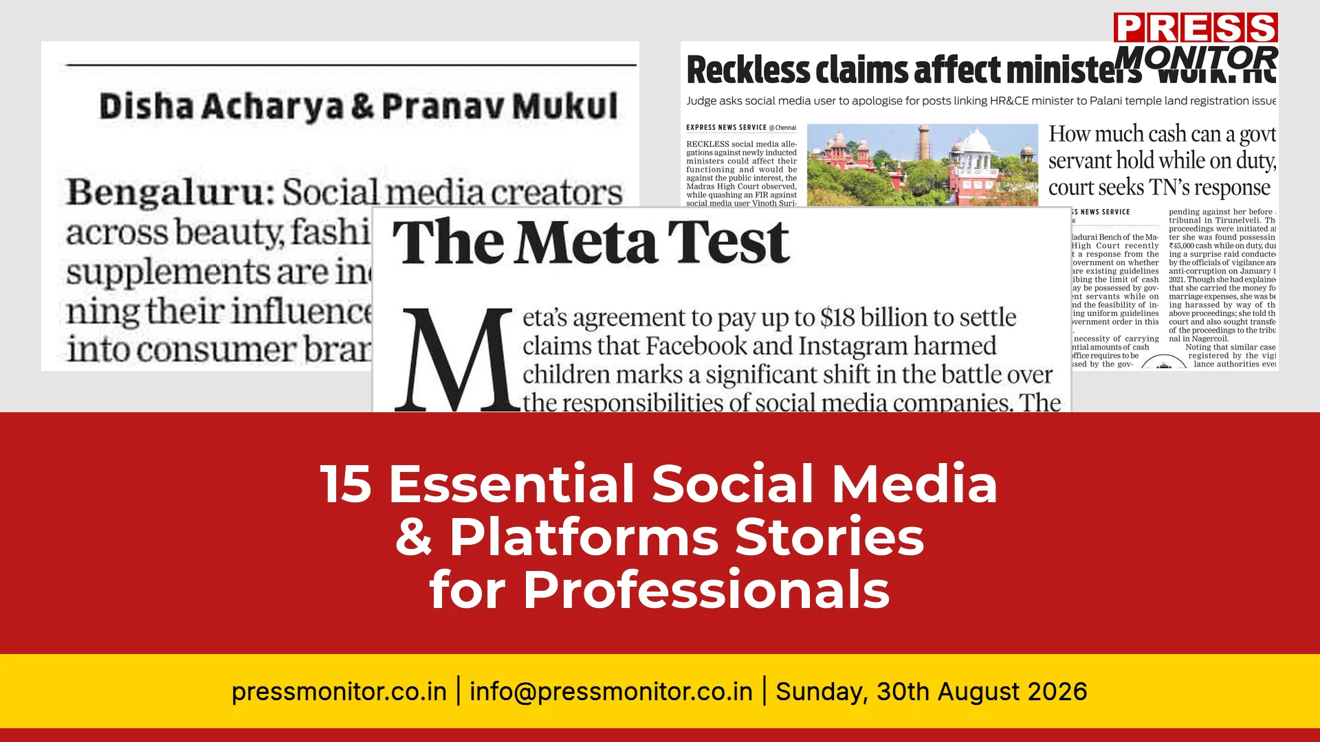 15 Essential Social Media & Platforms Stories for Professionals