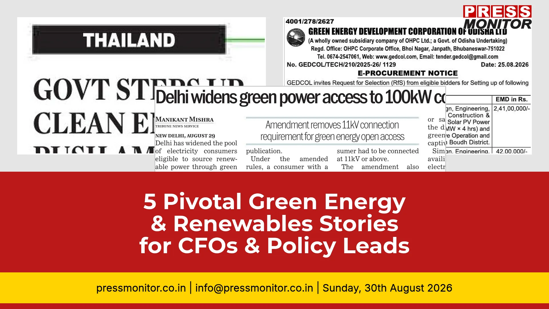 5 Pivotal Green Energy & Renewables Stories for CFOs