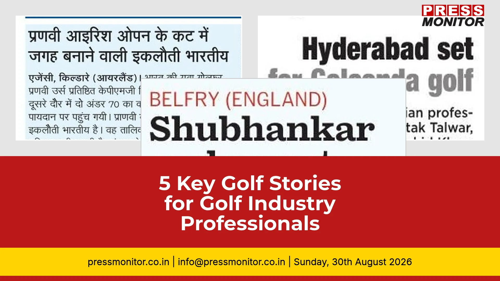 5 Key Golf Stories for Golf Industry Professionals
