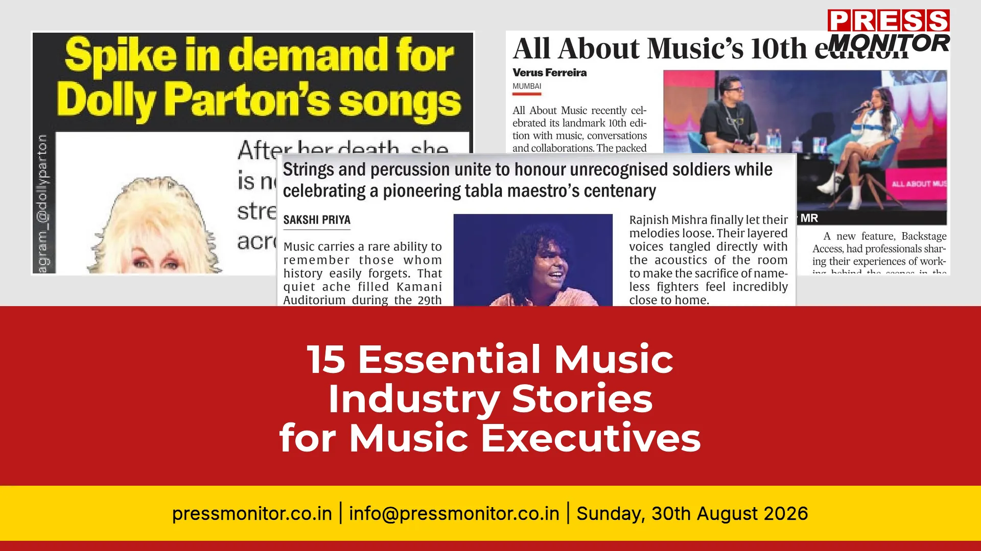 15 Essential Music Industry Stories for Music Executives