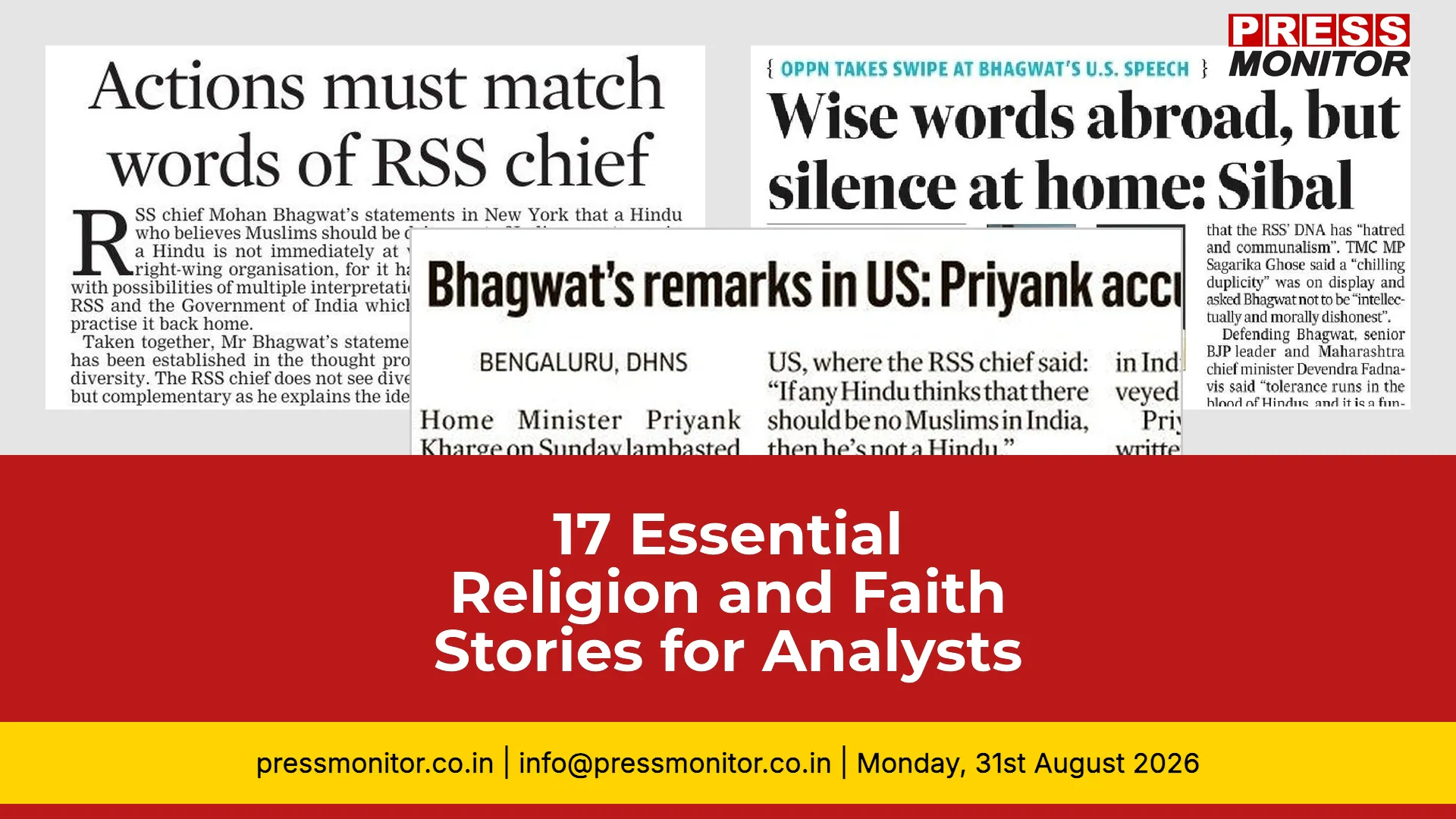 17 Essential Religion and Faith Stories for Media Analysts