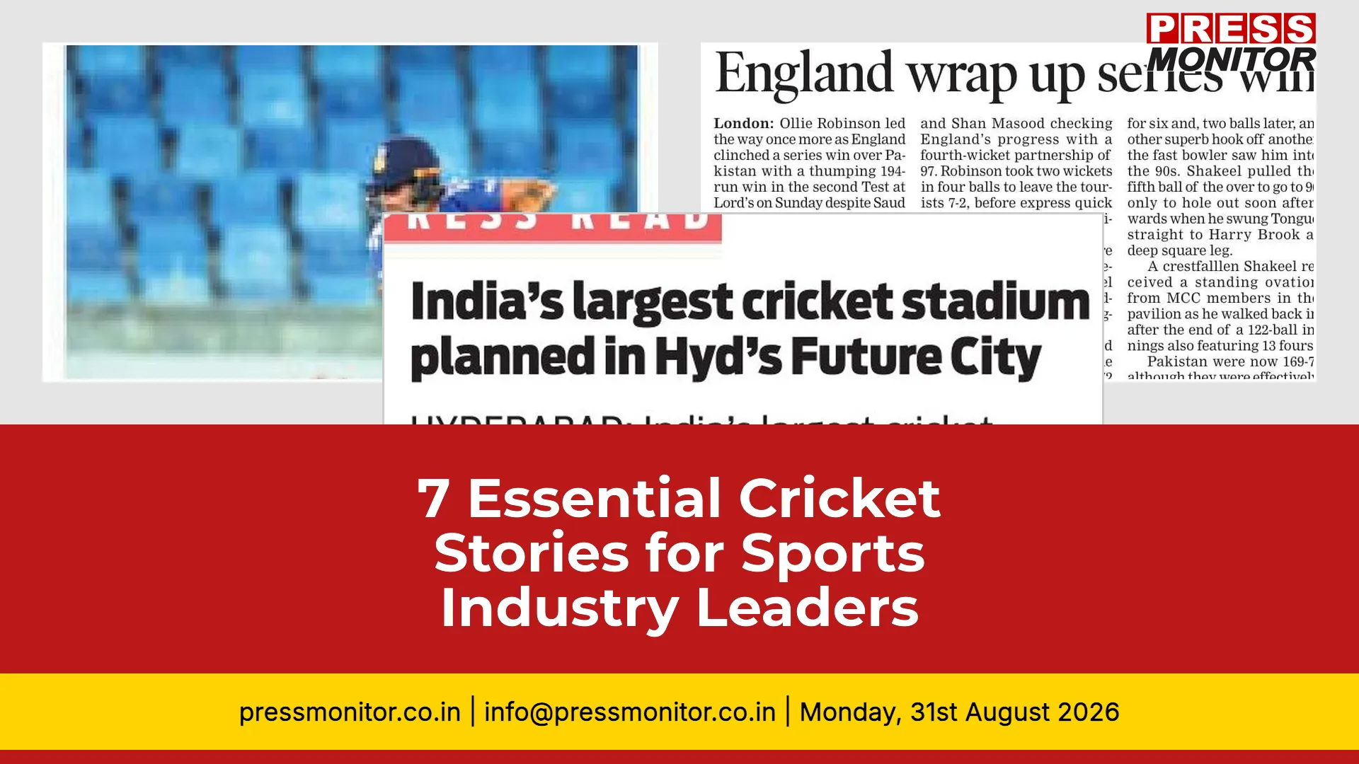 7 Essential Cricket Stories for Sports Industry Leaders