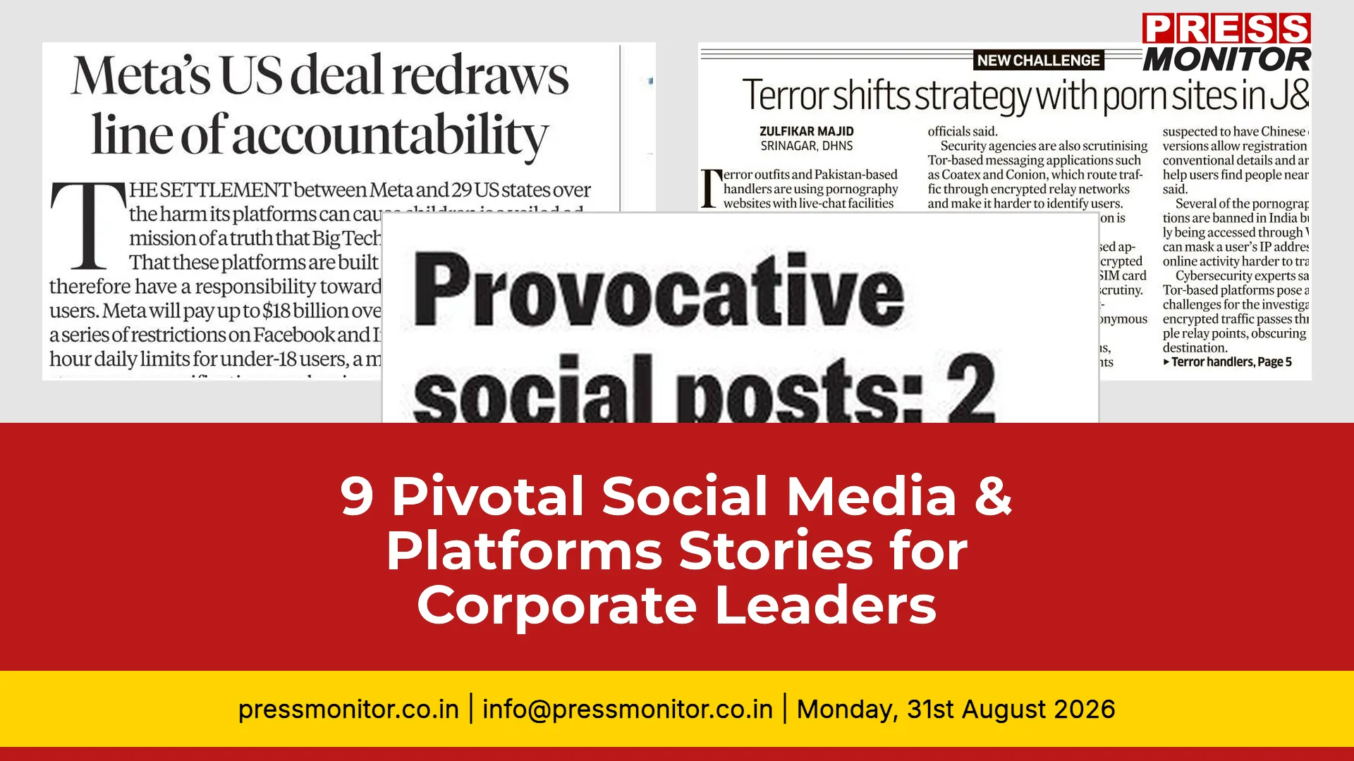 9 Pivotal Social Media & Platforms Stories for Corporate Leaders