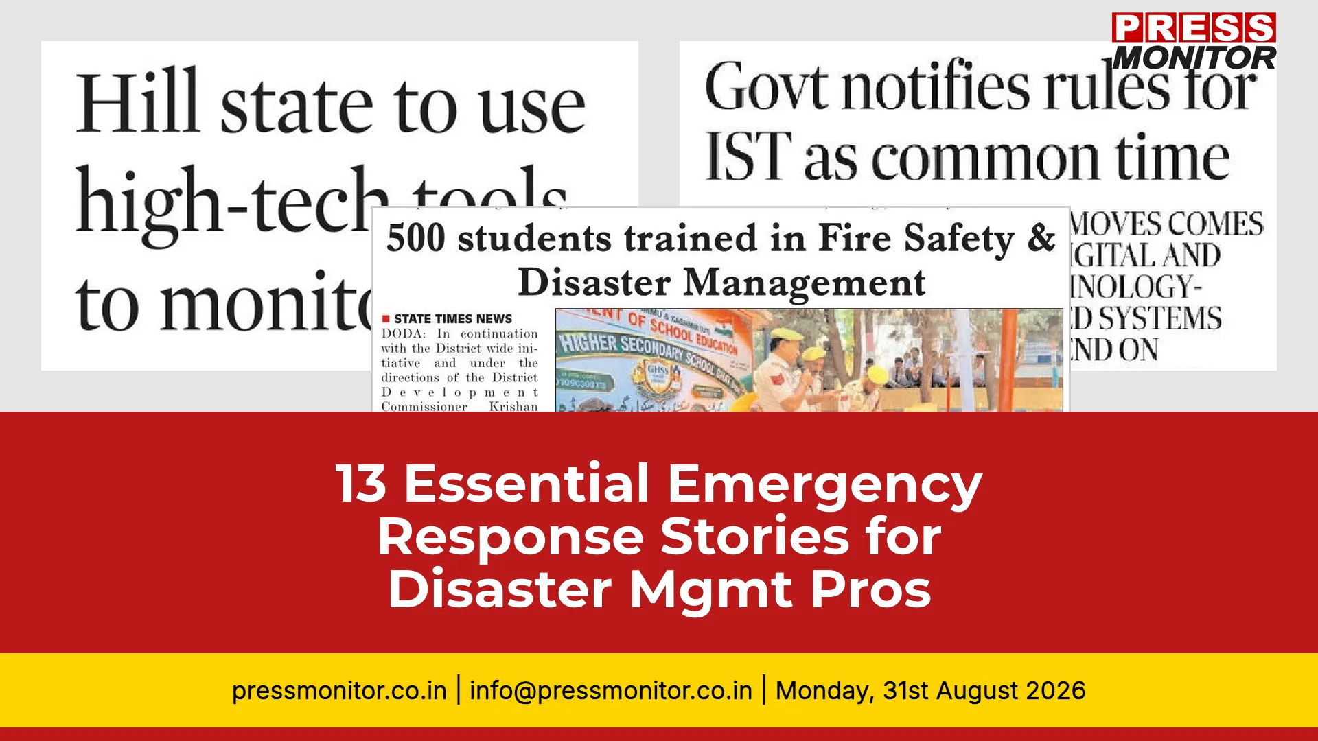 13 Essential Emergency Response Stories for Disaster Management Professionals