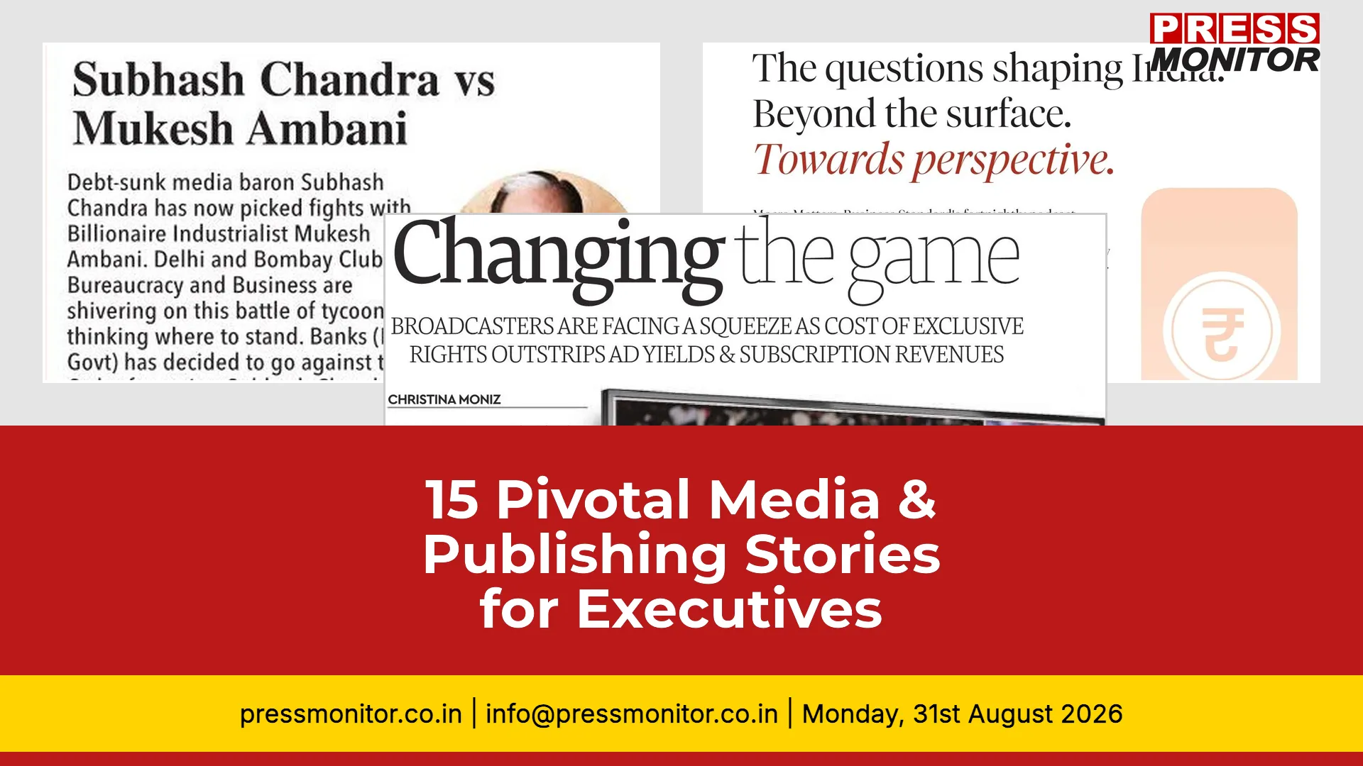 15 Pivotal Media & Publishing Stories for Executives