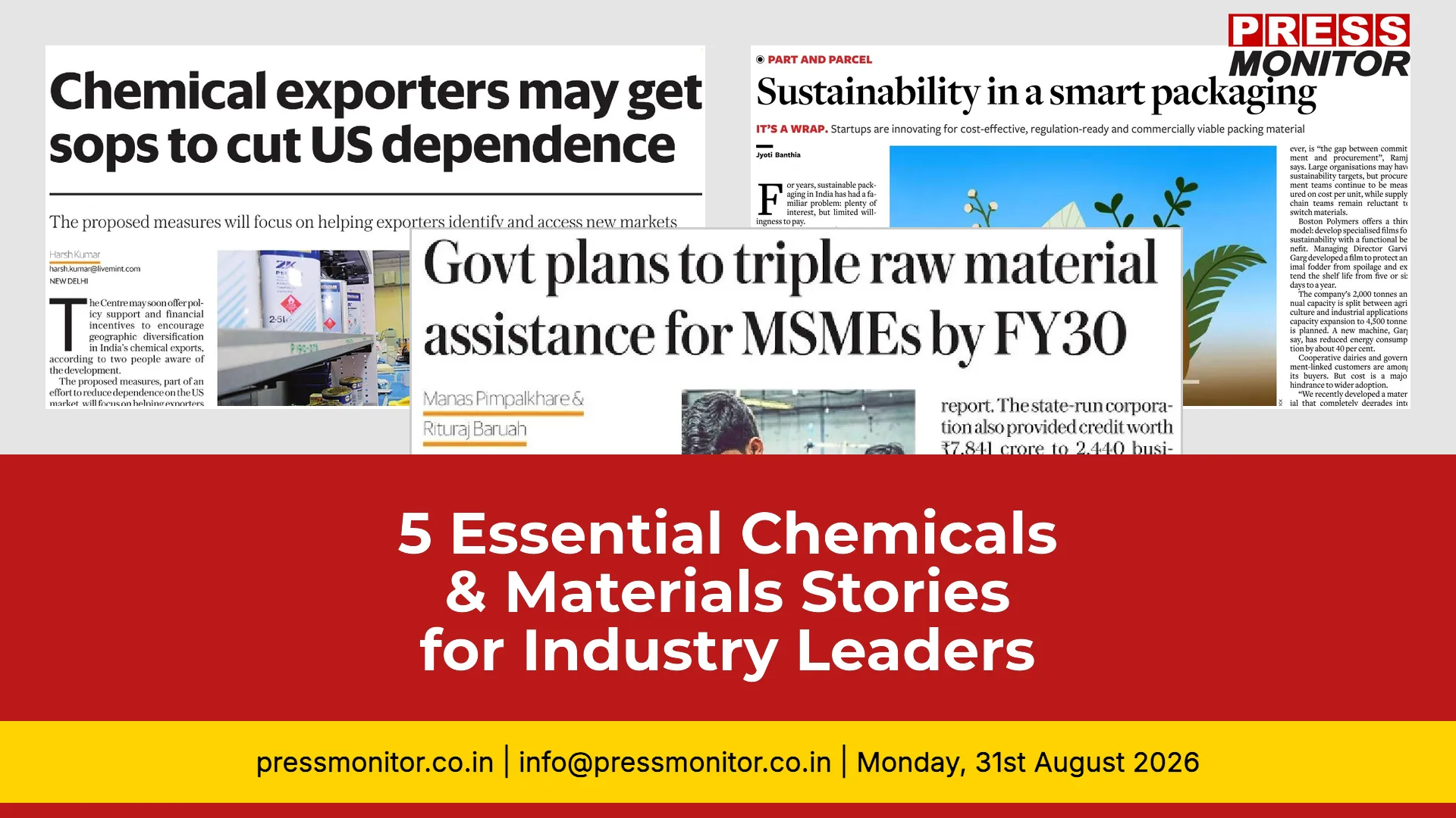 5 Essential Chemicals & Materials Stories for Industry Leaders
