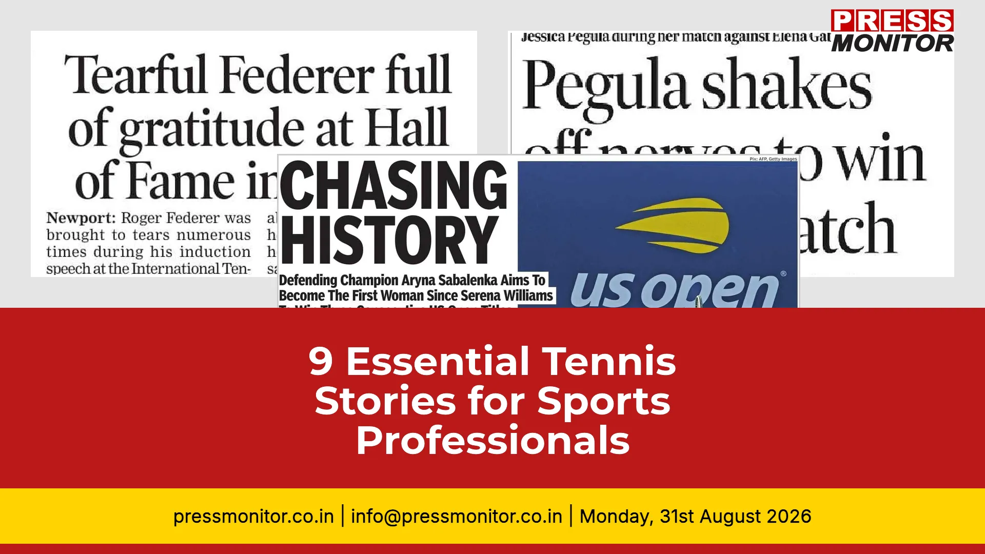 9 Essential Tennis Stories for Sports Professionals