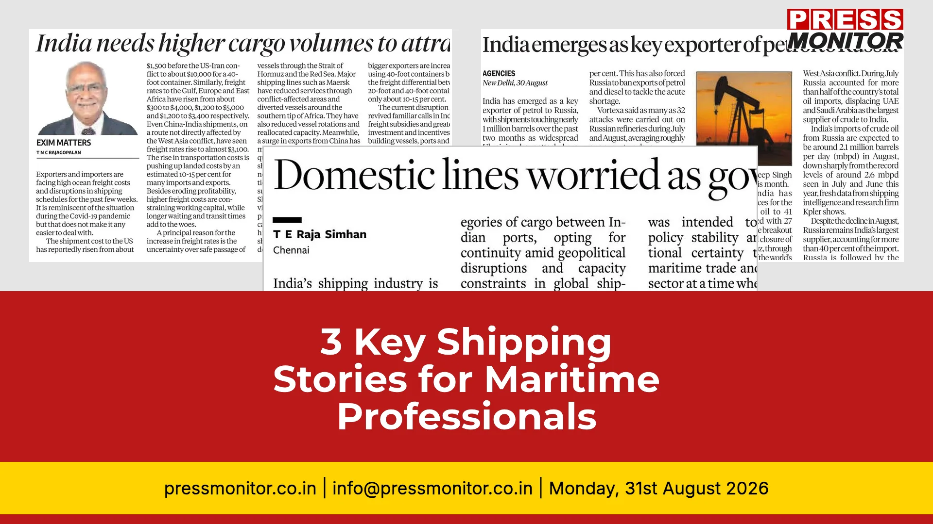 3 Key Shipping Stories for Maritime Professionals